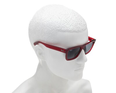 Foto 7 | Lentes de Sol Ray-Ban Cuadrados Warren Bio-Based Rojo
