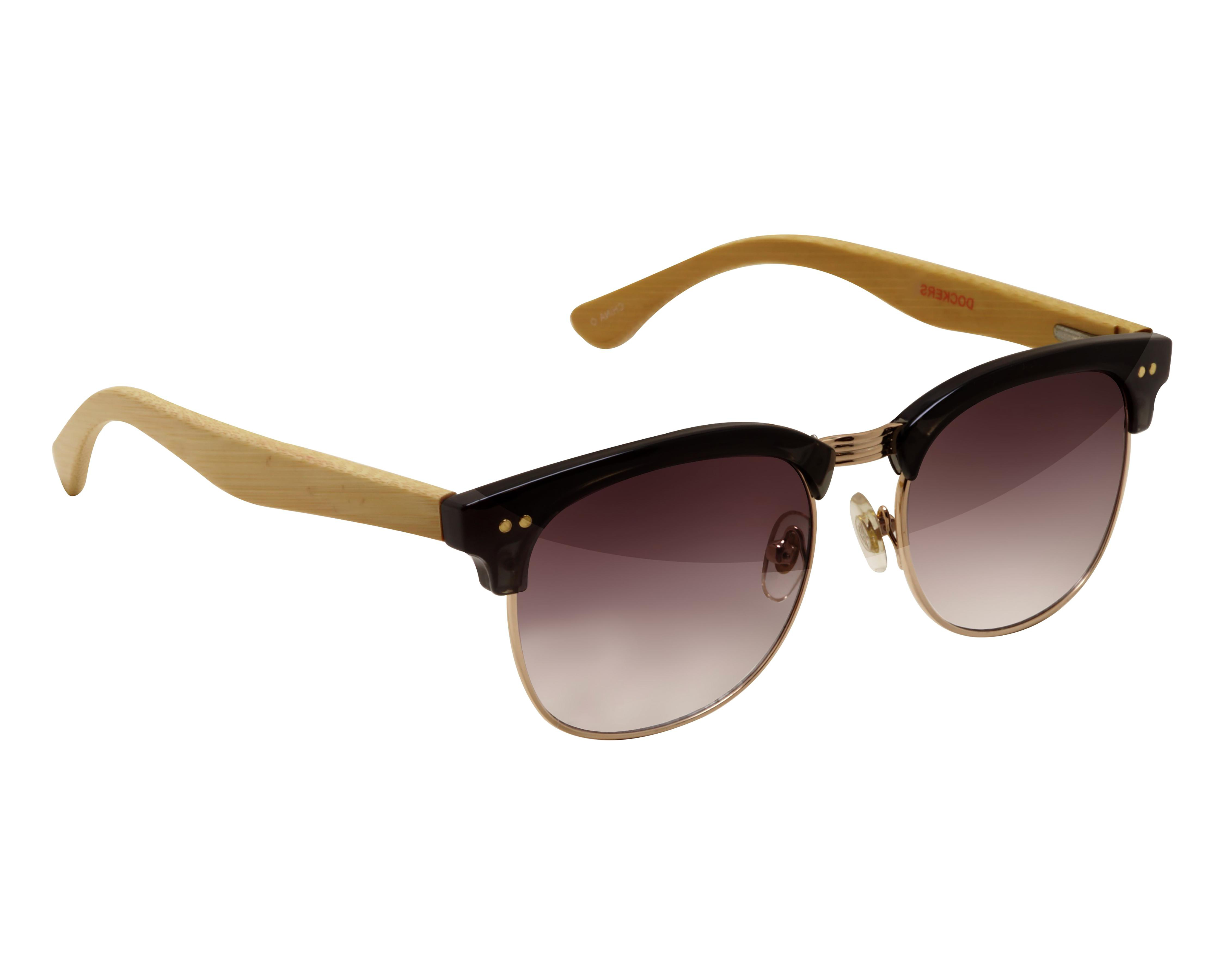 Foto 2 pulgar | Lentes de Sol Dockers Core Redondos 38898LDM001 Negro