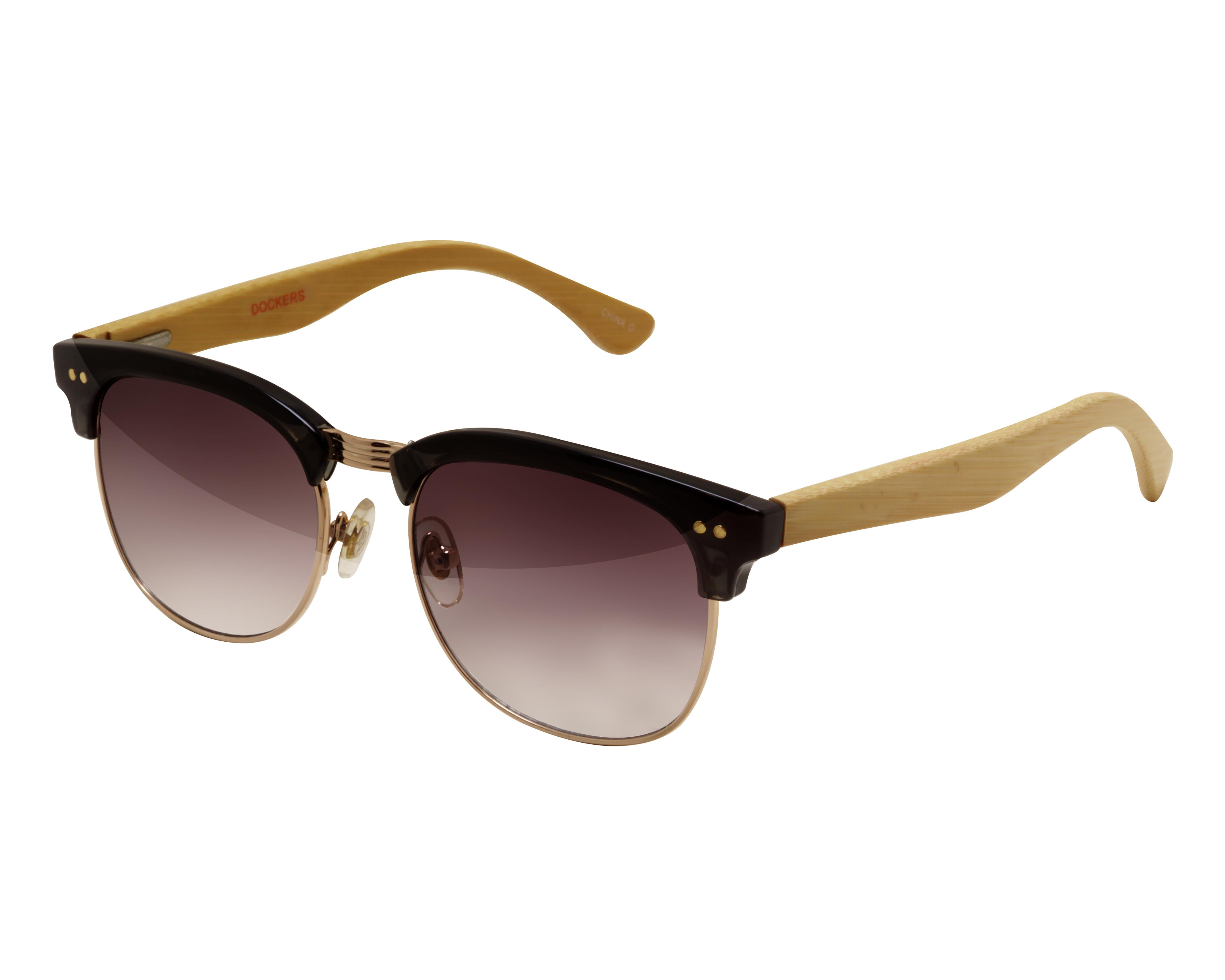 Foto 5 pulgar | Lentes de Sol Dockers Core Redondos 38898LDM001 Negro