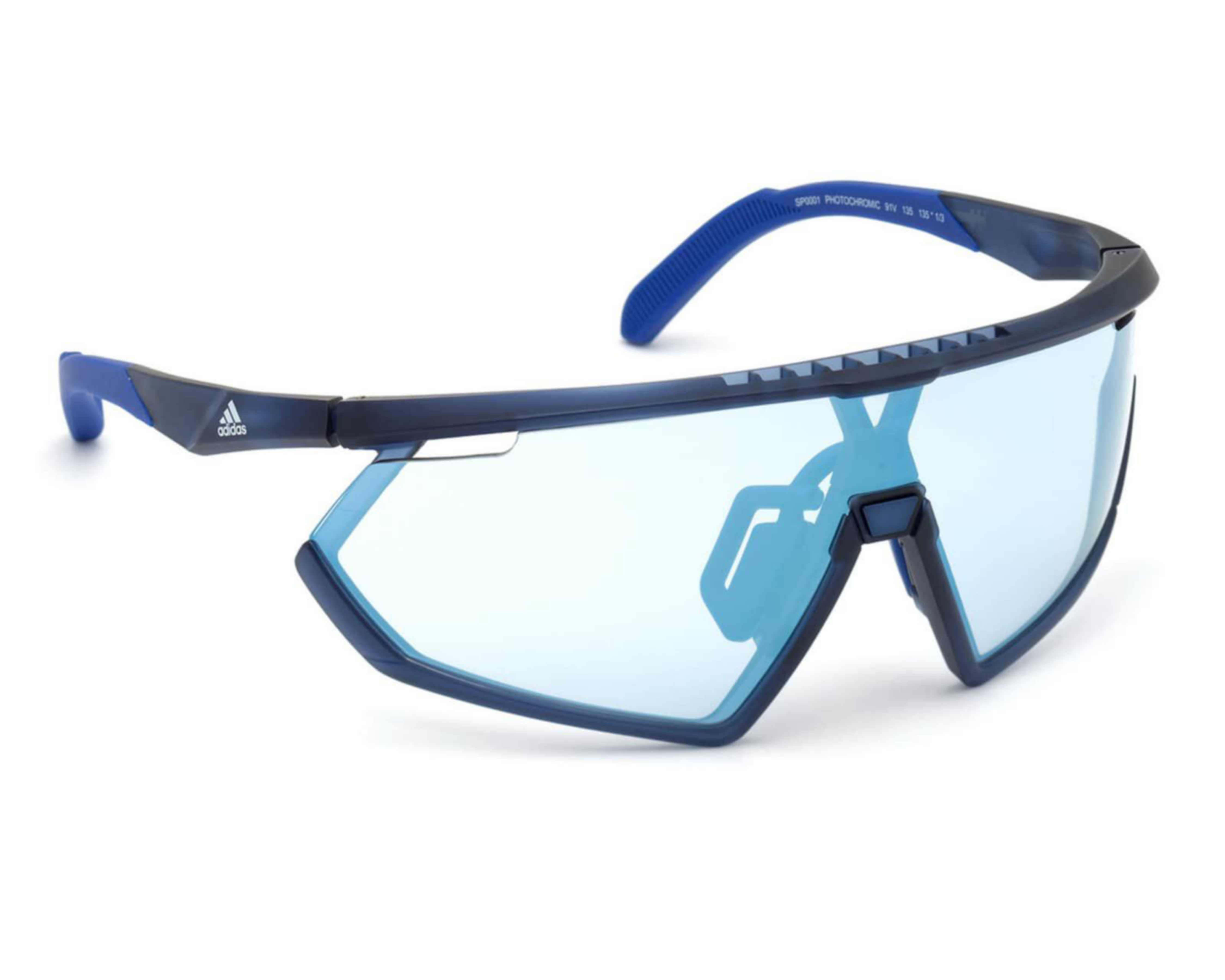 Lentes Deportivos Adidas Cuadrados Azules