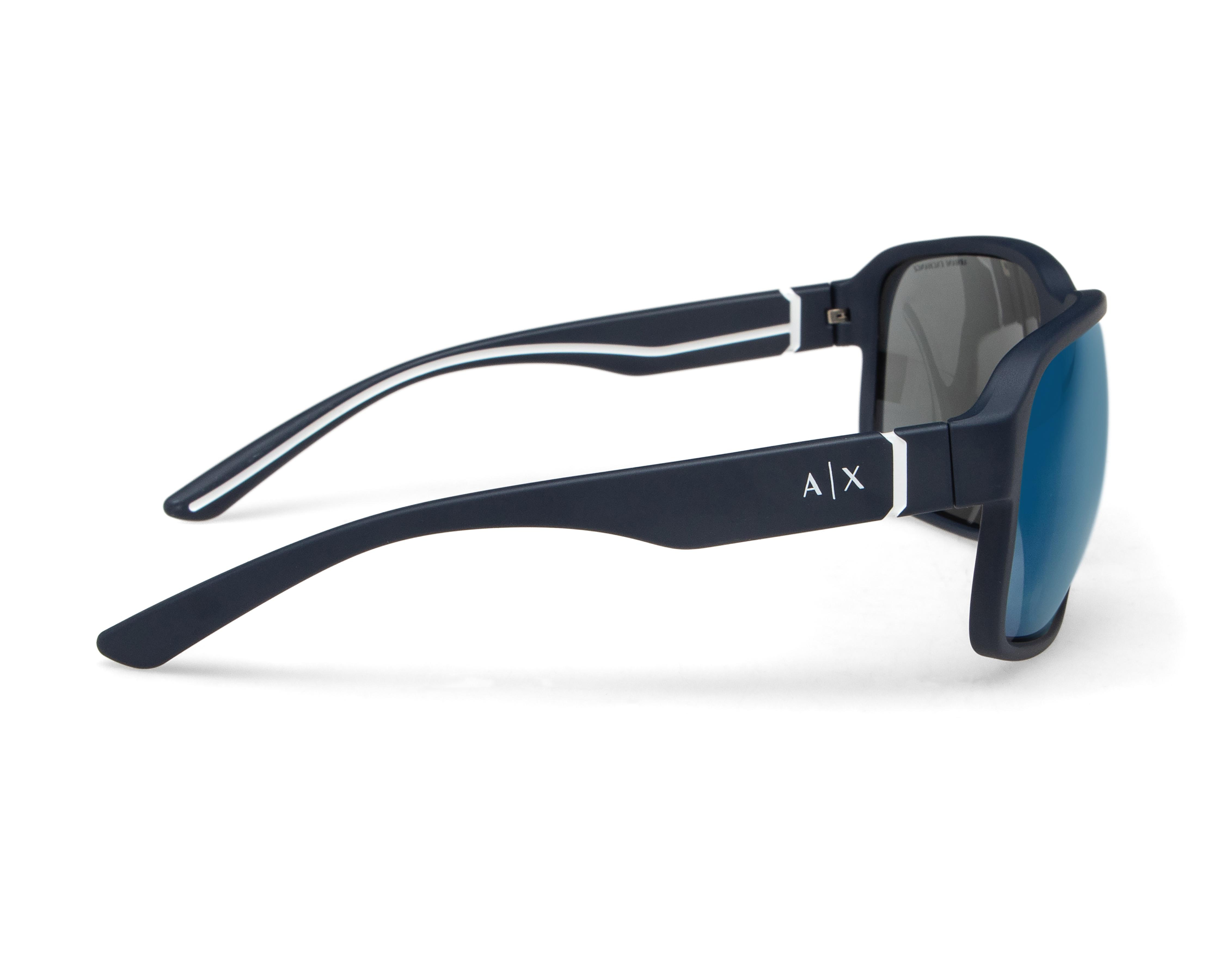 Foto 4 pulgar | Lentes de Sol Armani Exchange Cuadrados AX4131SU 818155 Azules