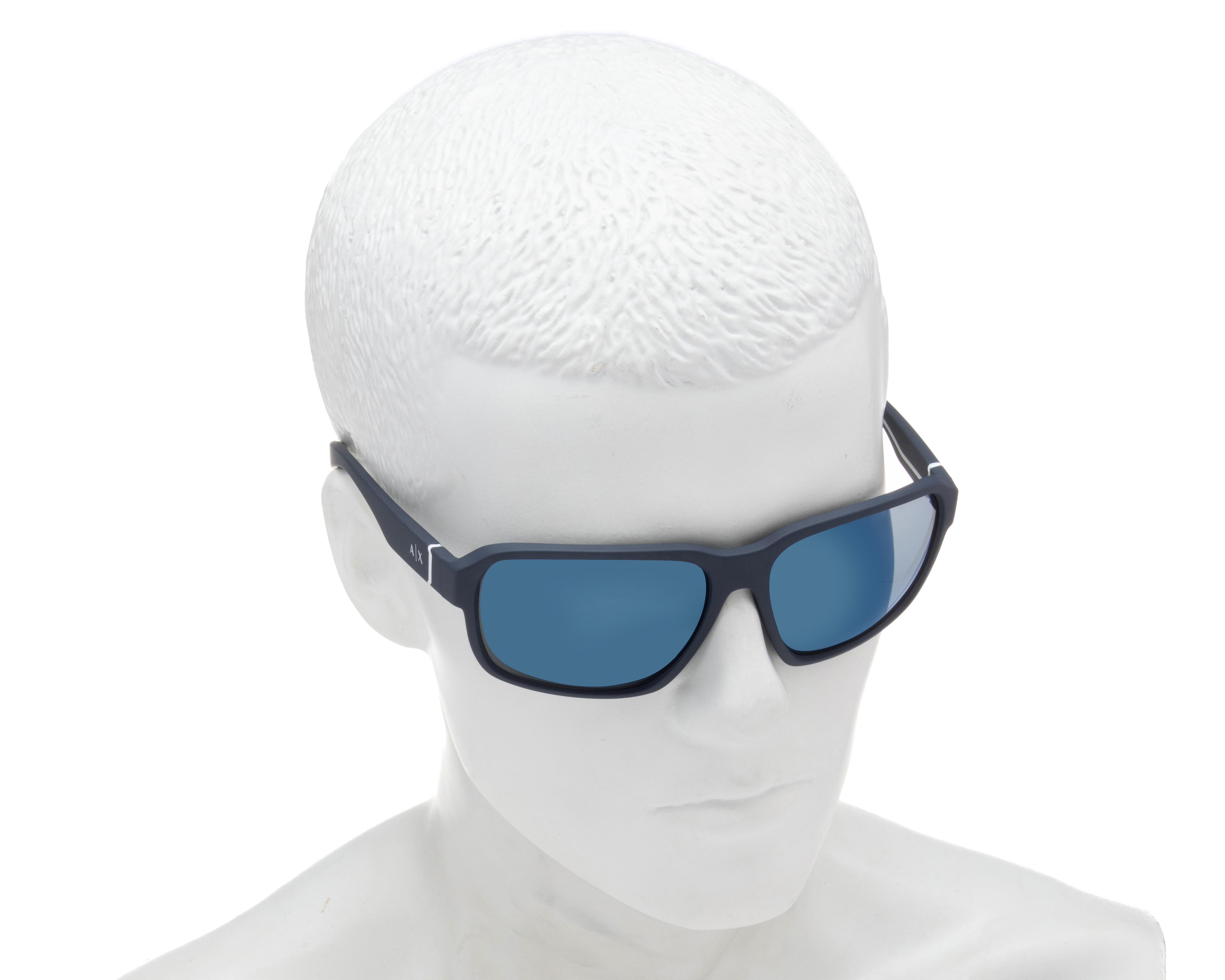 Foto 7 pulgar | Lentes de Sol Armani Exchange Cuadrados AX4131SU 818155 Azules