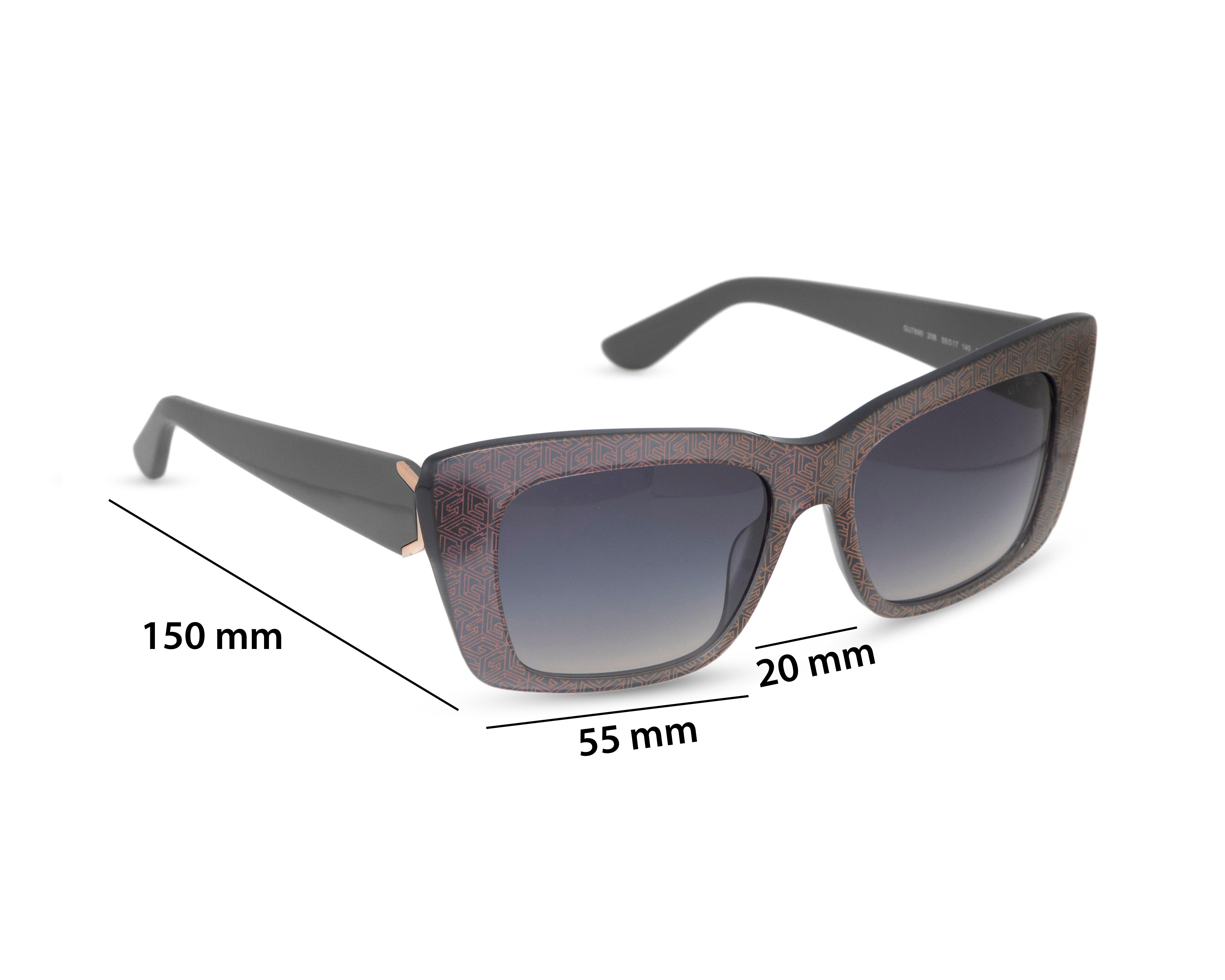 Foto 8 pulgar | Lentes de Sol Guess Mariposa Gris