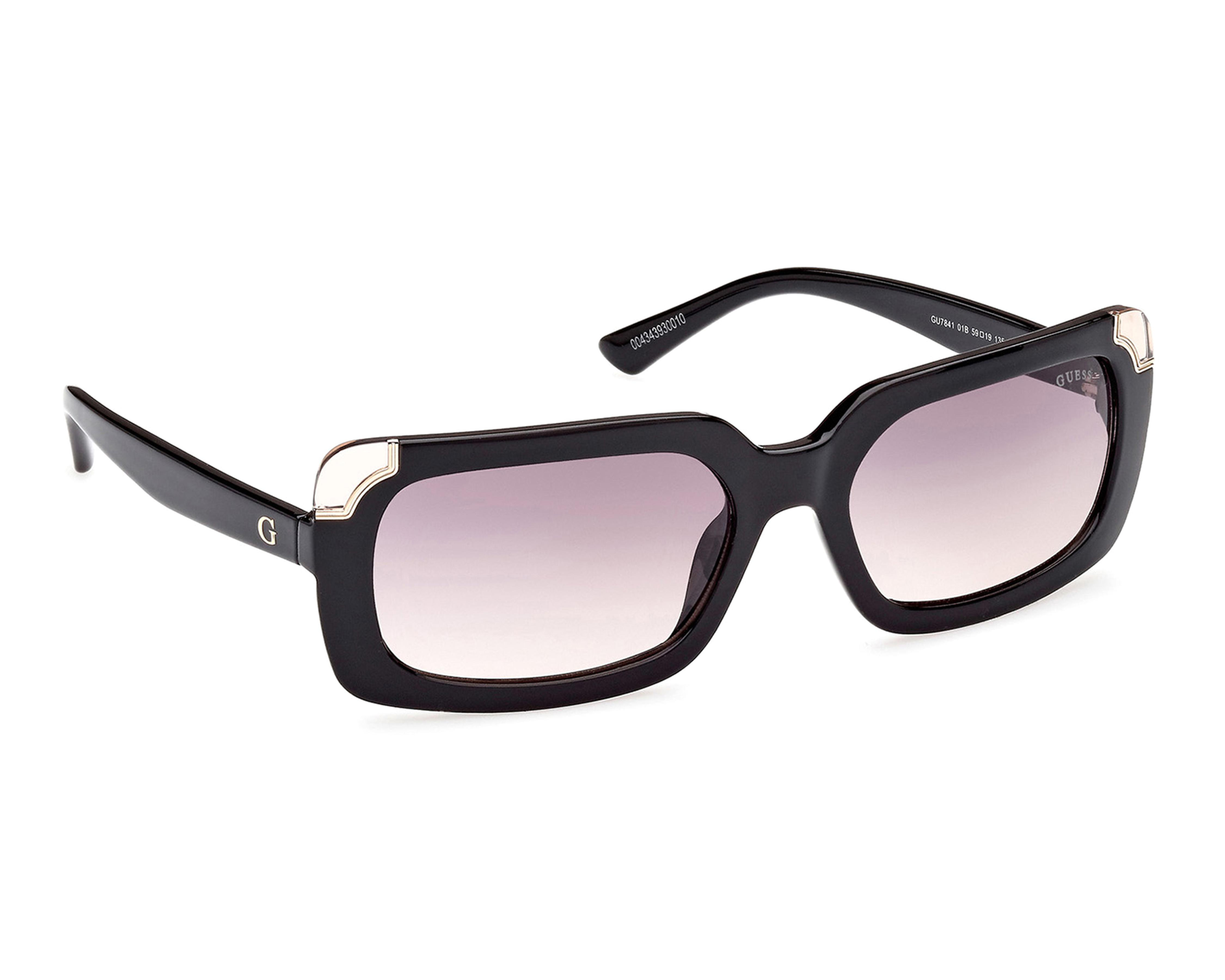 Lentes de Sol Guess Rectangulares SGU.07841.001B.59 Negros