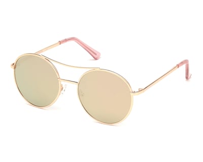 Foto 4 | Lentes de Sol Skechers Redondos Oro Rosa