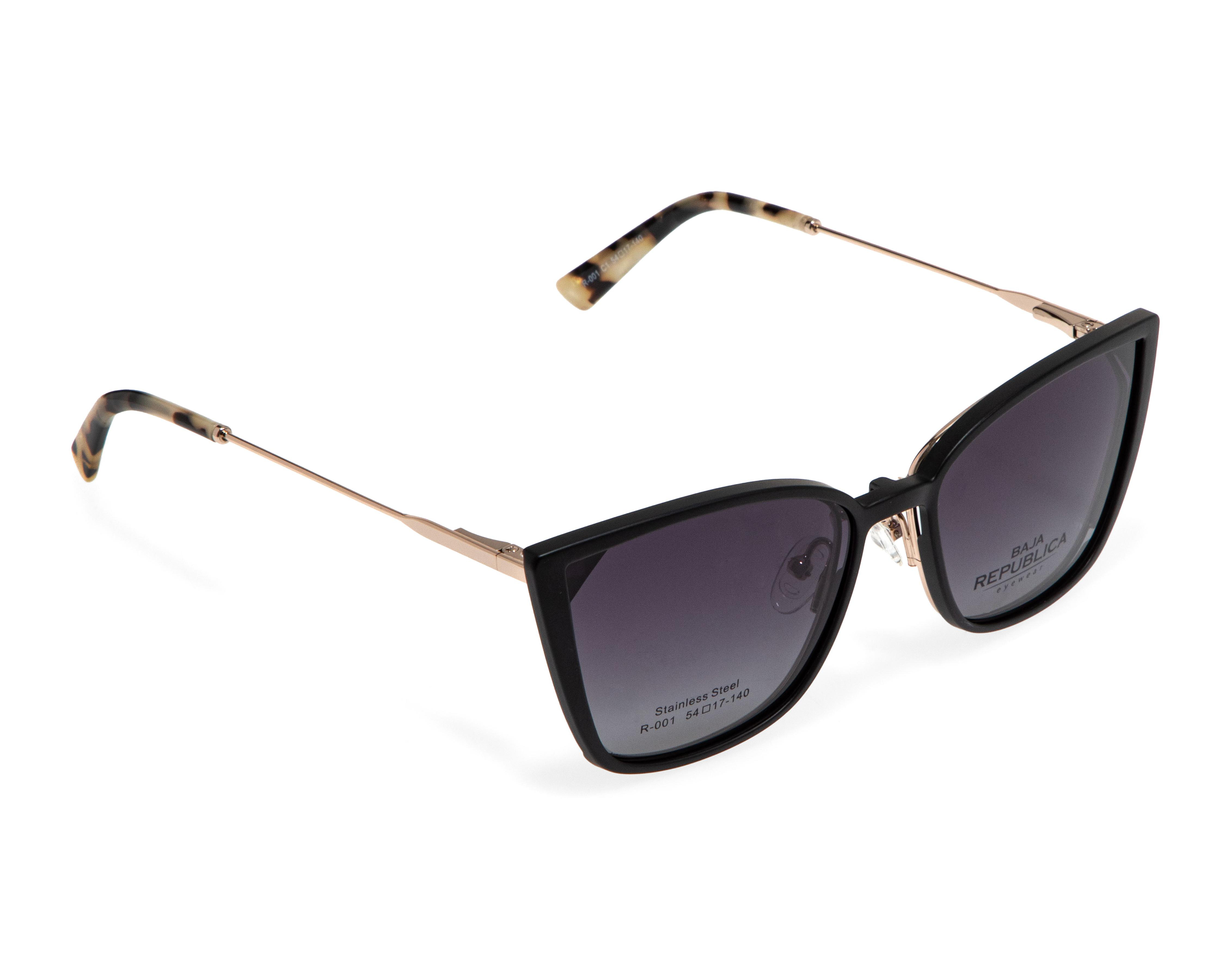 Foto 4 | Armazon Oftálmico Unisex Baja República Cuadrado Dorado