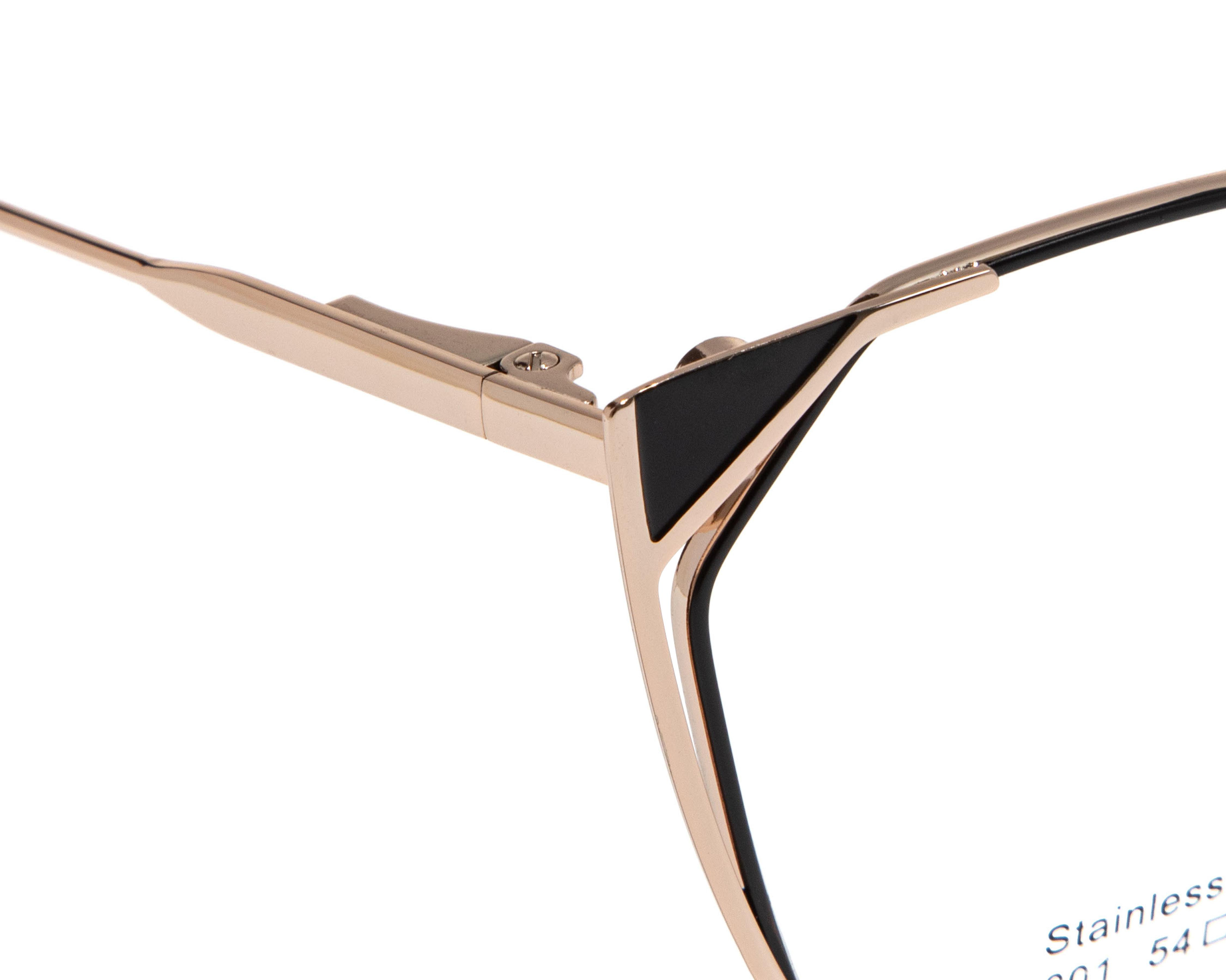 Foto 5 | Armazon Oftálmico Unisex Baja República Cuadrado Dorado