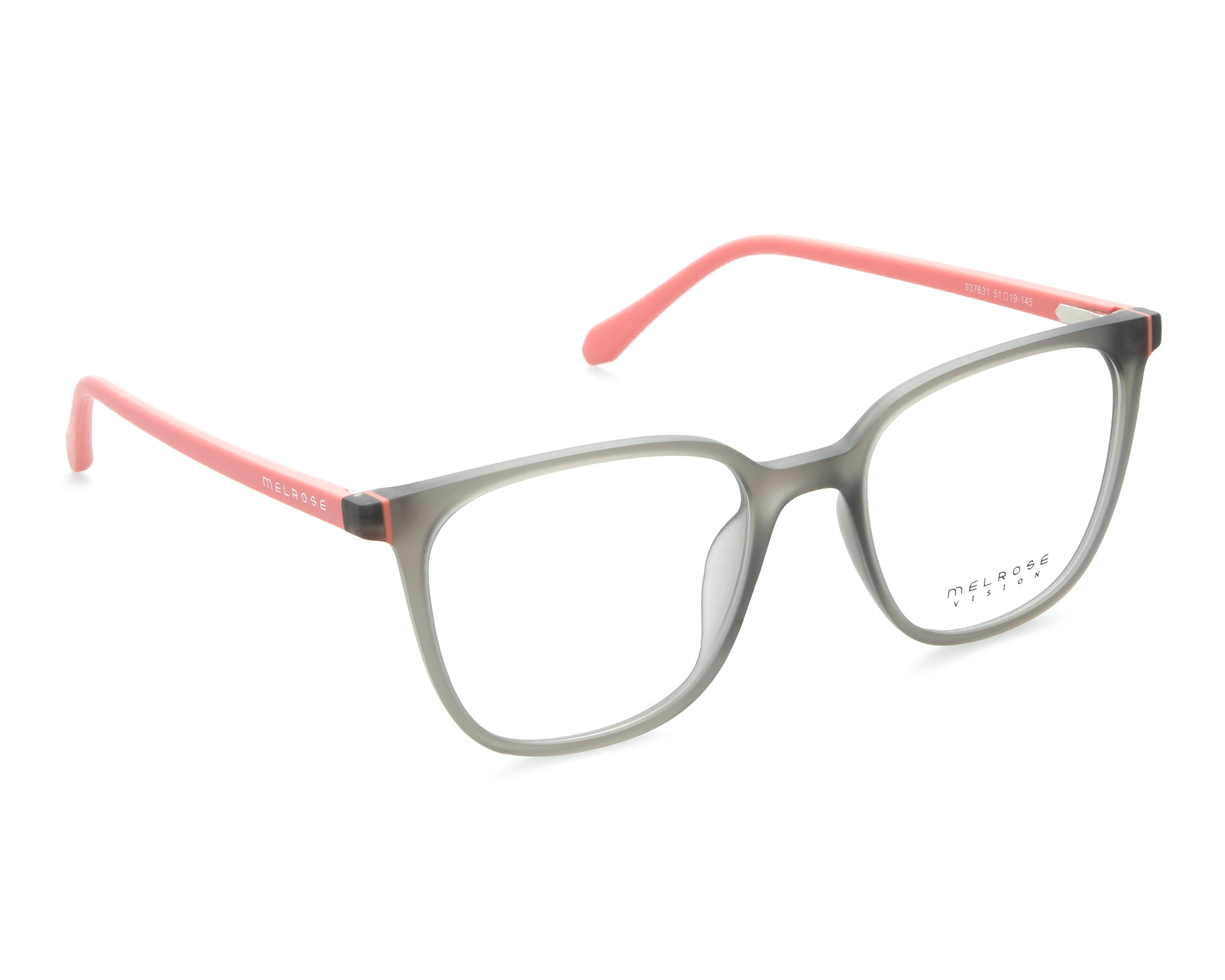Armazón Oftálmico Melrose Redondo Gris-Rosa $599