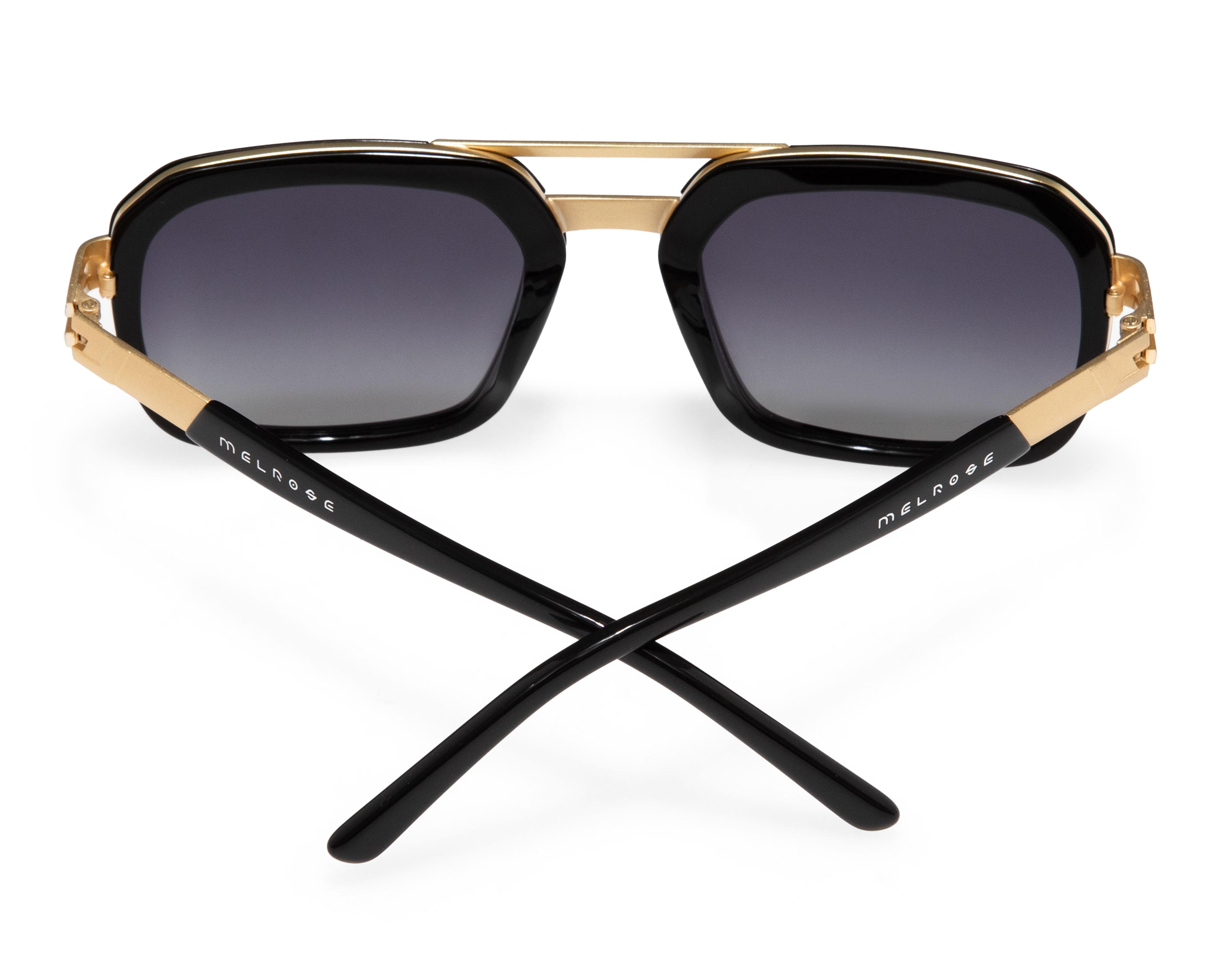 Foto 4 pulgar | Lentes de Sol para Hombre Melrose Rectangulares Dorados