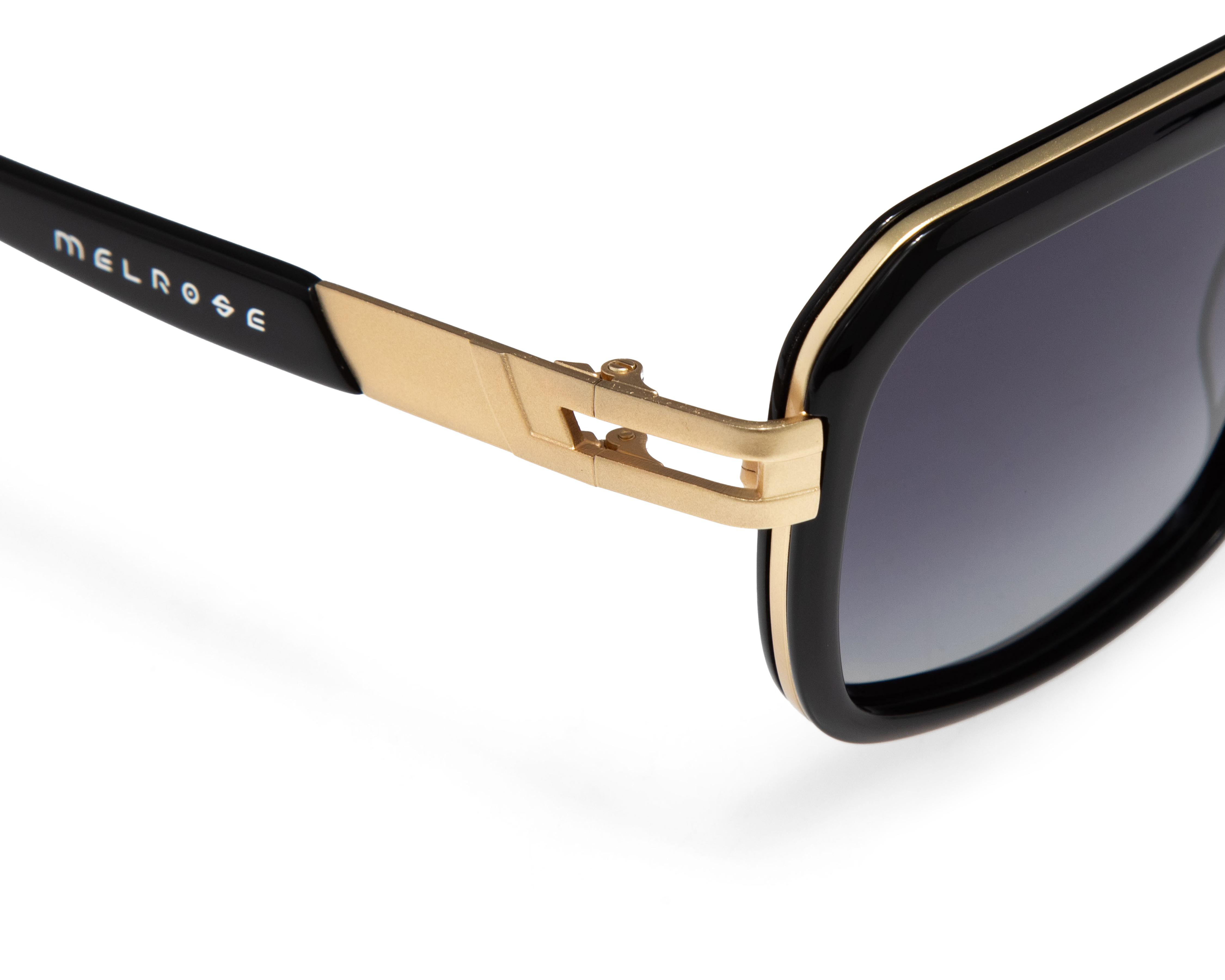 Foto 4 | Lentes de Sol para Hombre Melrose Rectangulares Dorados