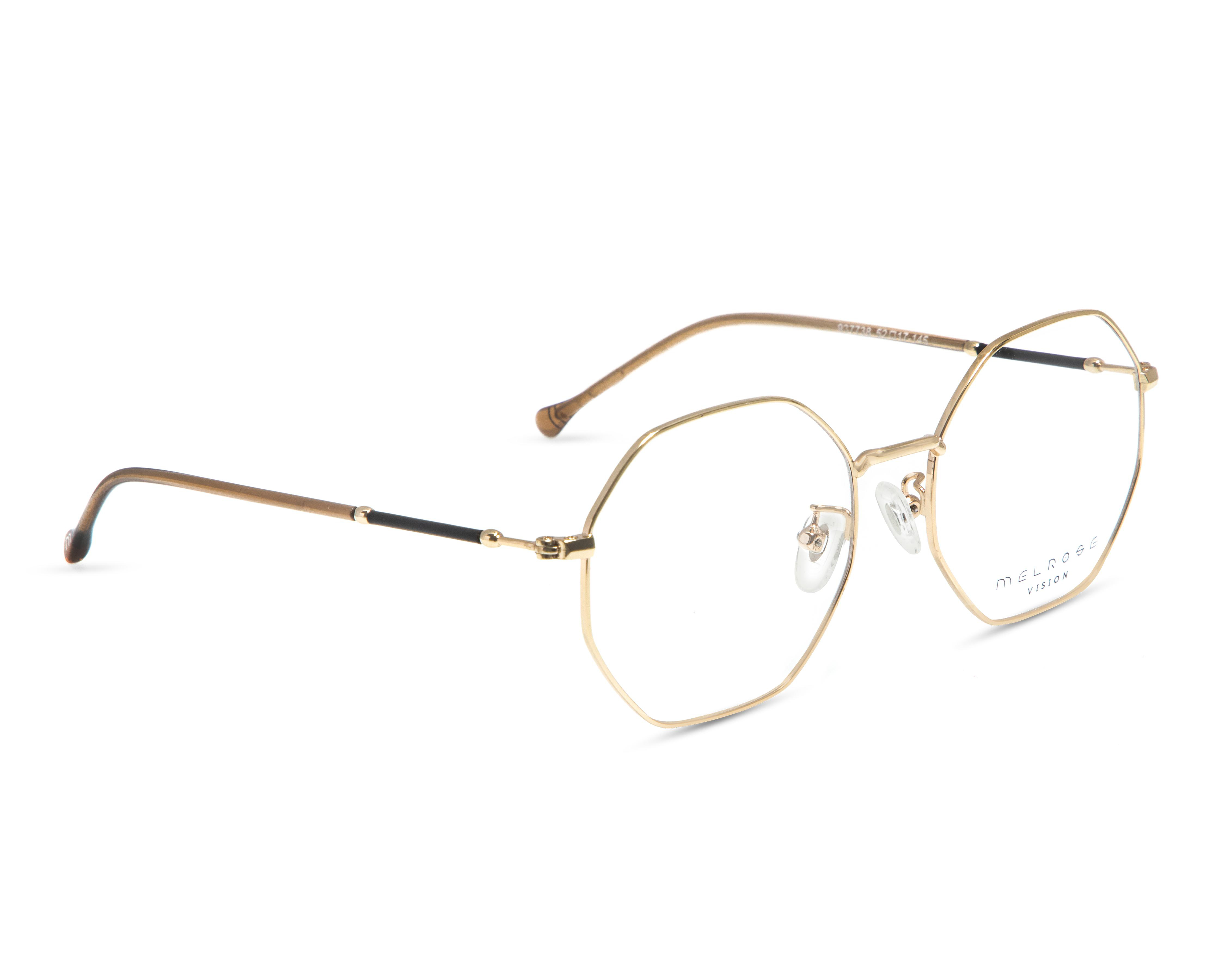 Armazón Oftálmico Melrose Redondo Dorado $699