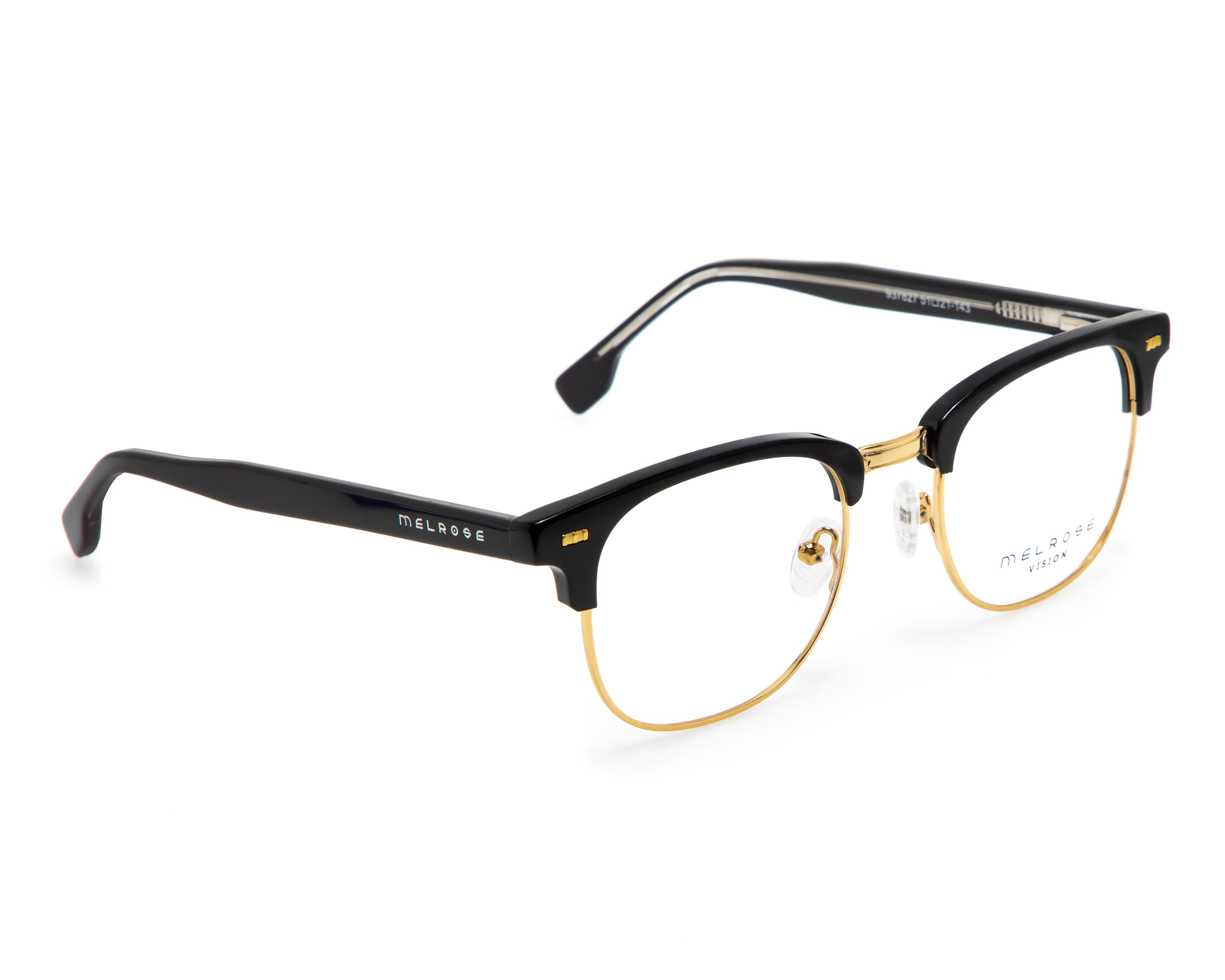 Armazón Oftálmico Melrose Redondo Dorado-Negro $899