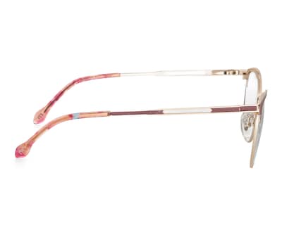 Foto 3 | Armazón Oftálmico para Mujer Melrose Aviador Oro Rosa