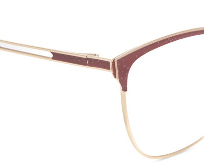 Foto 4 | Armazón Oftálmico para Mujer Melrose Aviador Oro Rosa