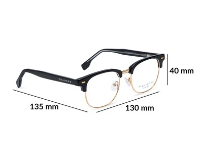 Foto 7 | Armazón Oftálmico para Niños Melrose Redondo Dorado-Negro