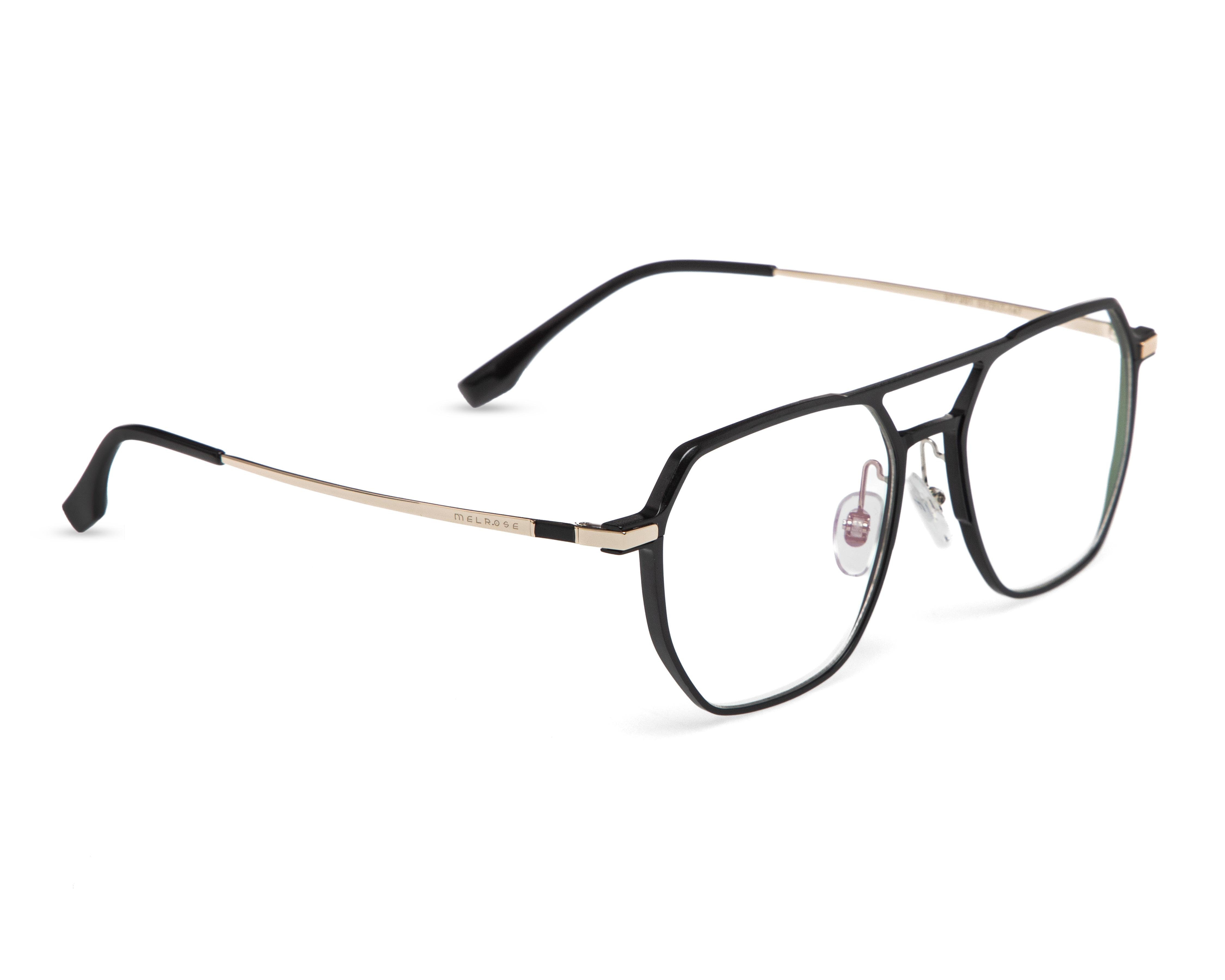 Armazón Oftálmico Unisex Melrose Cuadrado Negro $1,499