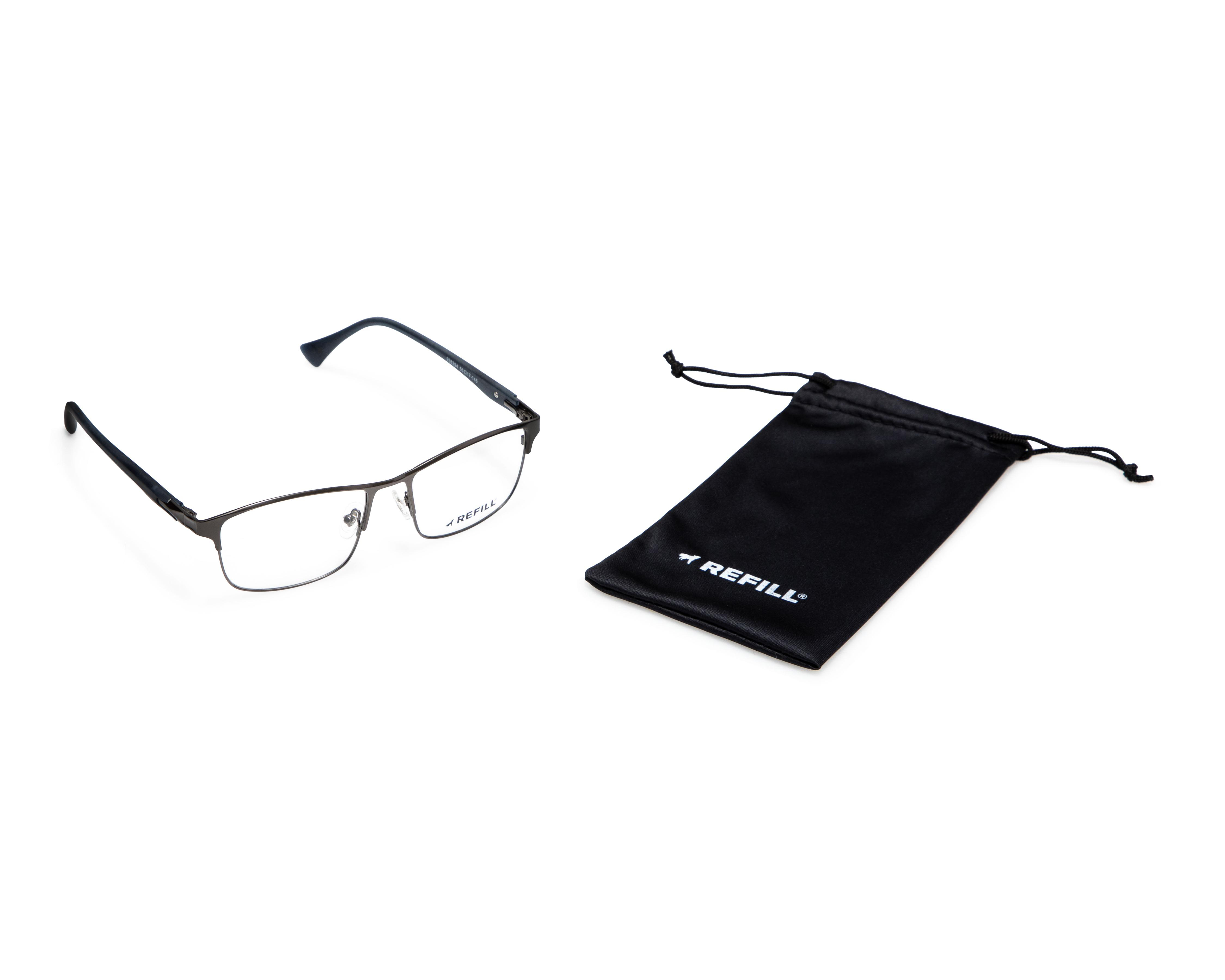 Foto 5 | Armazón Oftálmico para Hombre Refill Cuadrado Negro