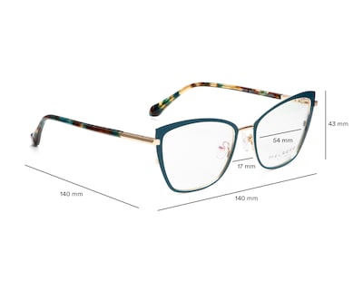 Foto 5 | Armazón Oftálmico para Mujer Melrose Cat Eye Multicolor