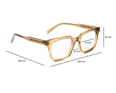 Foto 5 | Armazón Oftálmico para Mujer Melrose Wayfarer Café