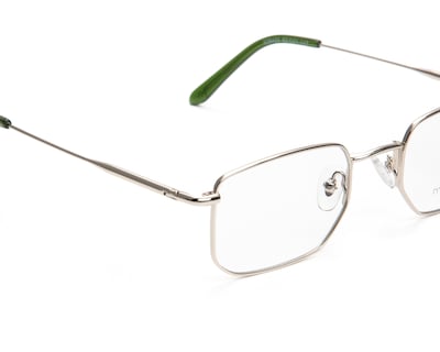 Foto 4 | Armazón Oftálmico para Hombre Melrose Rectangulares Plateados