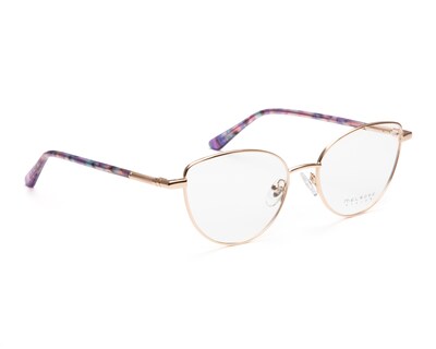 Foto 1 | Armazón Oftálmico para Mujer Melrose Cat Eye Oro Rosa
