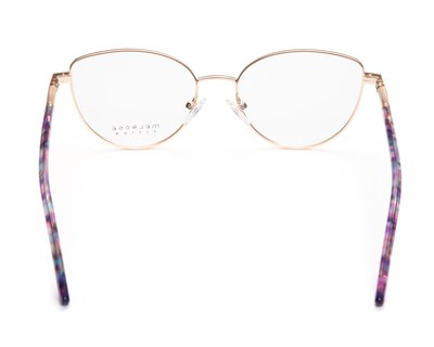 Foto 3 | Armazón Oftálmico para Mujer Melrose Cat Eye Oro Rosa