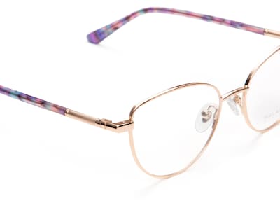 Foto 4 | Armazón Oftálmico para Mujer Melrose Cat Eye Oro Rosa
