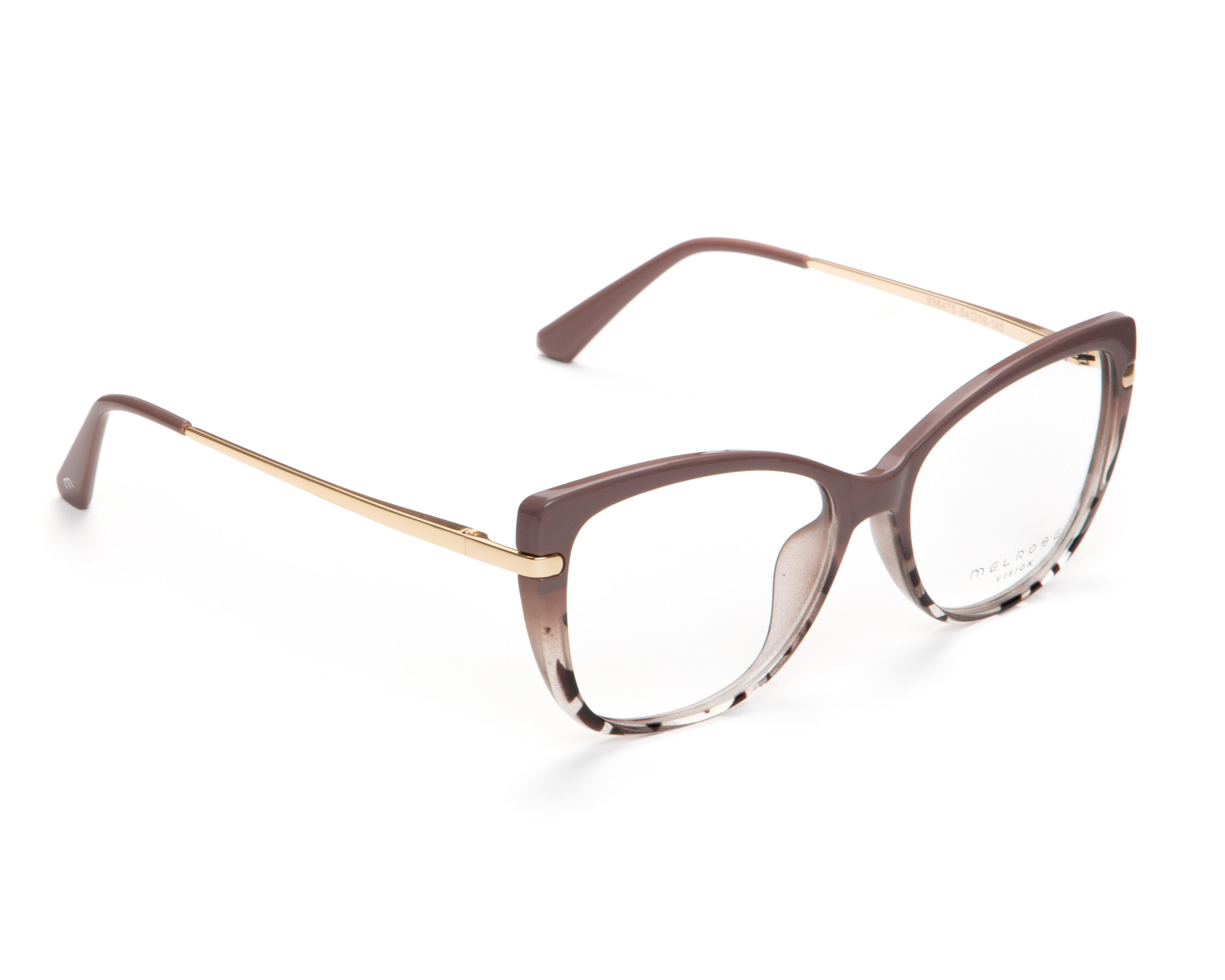 Armazón Oftálmico para Mujer Melrose Cat Eye Café