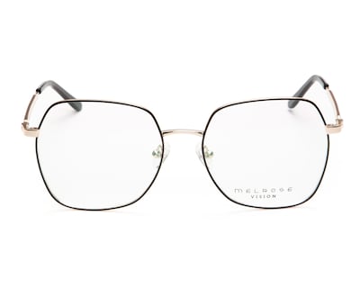 Foto 2 | Armazón Oftálmico Unisex Melrose Cuadrado Dorado/Negro