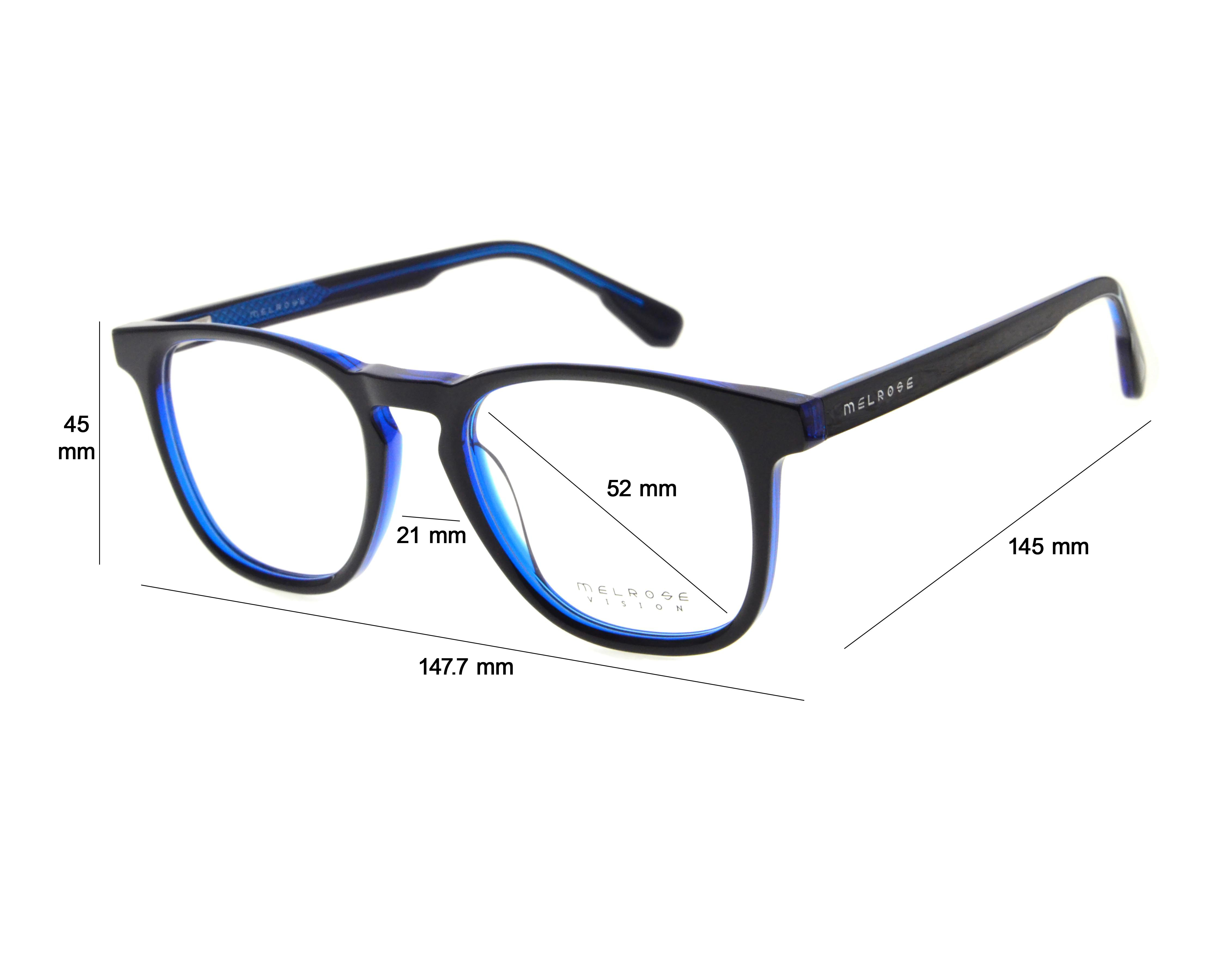 Foto 6 pulgar | Armazón Oftálmico Unisex Melrose Wayfarer Negro