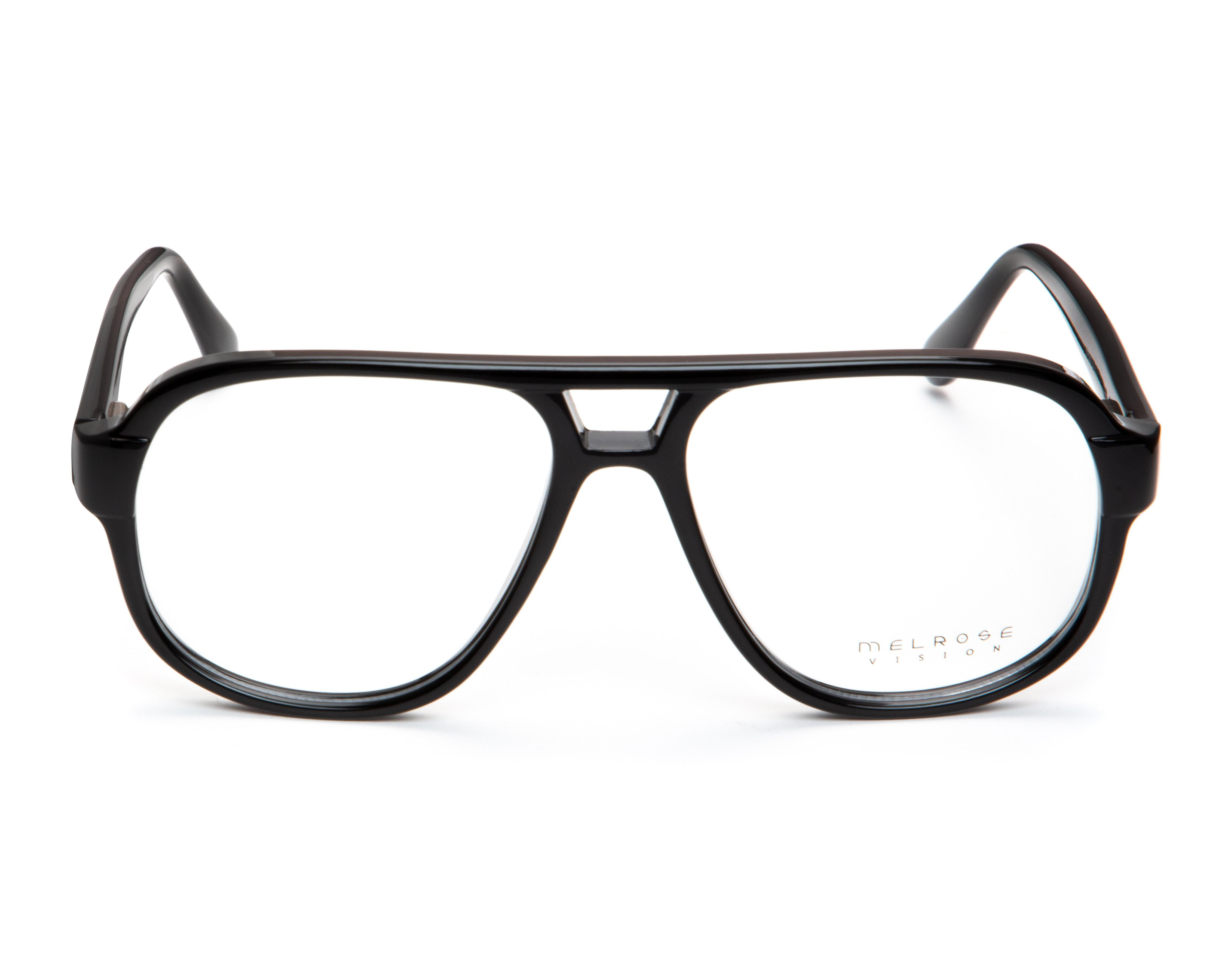 Foto 3 pulgar | Armazón Oftálmico Unisex Melrose Aviador Negro
