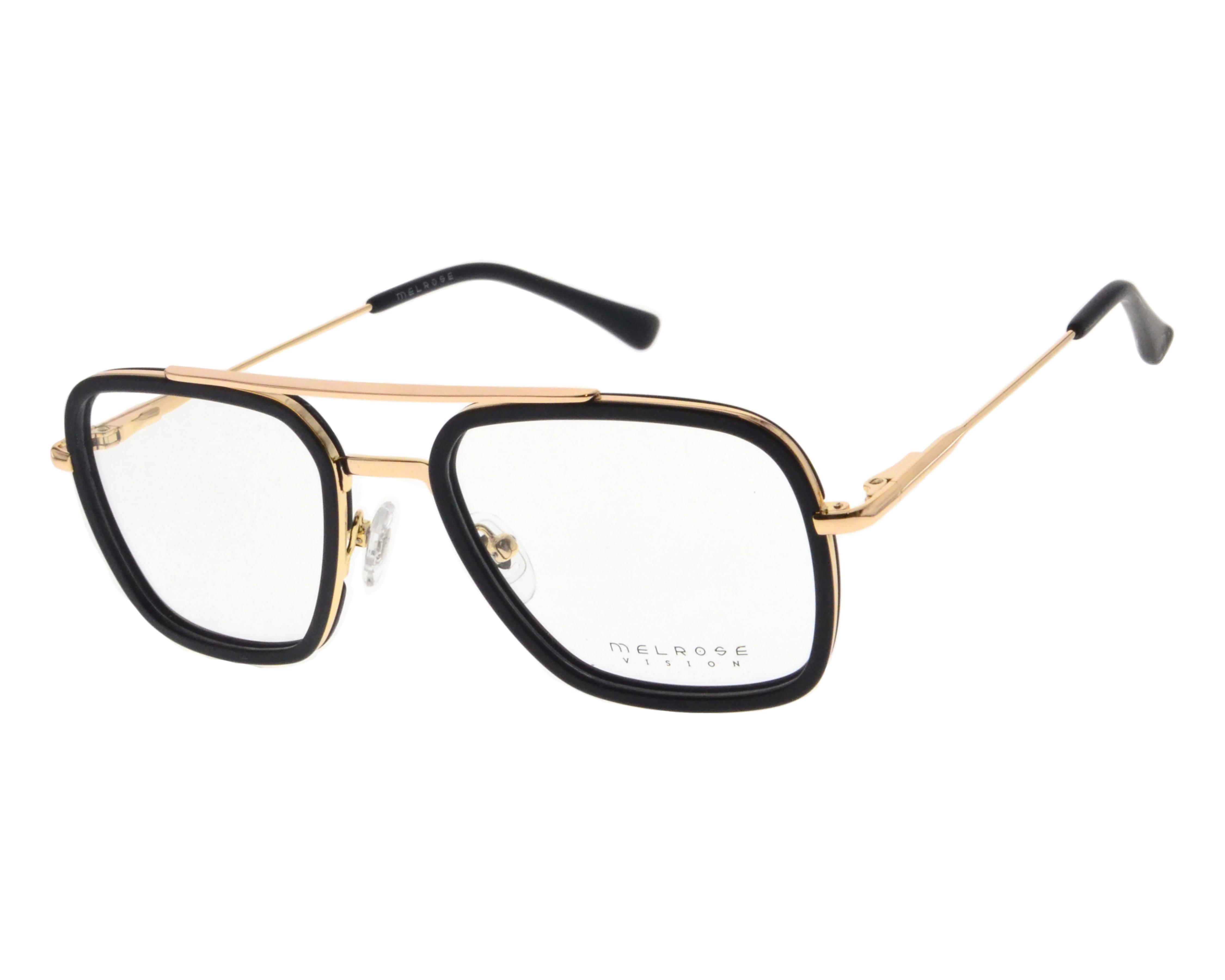 Foto 2 pulgar | Armazón Oftálmico para Hombre Melrose Aviador Negro