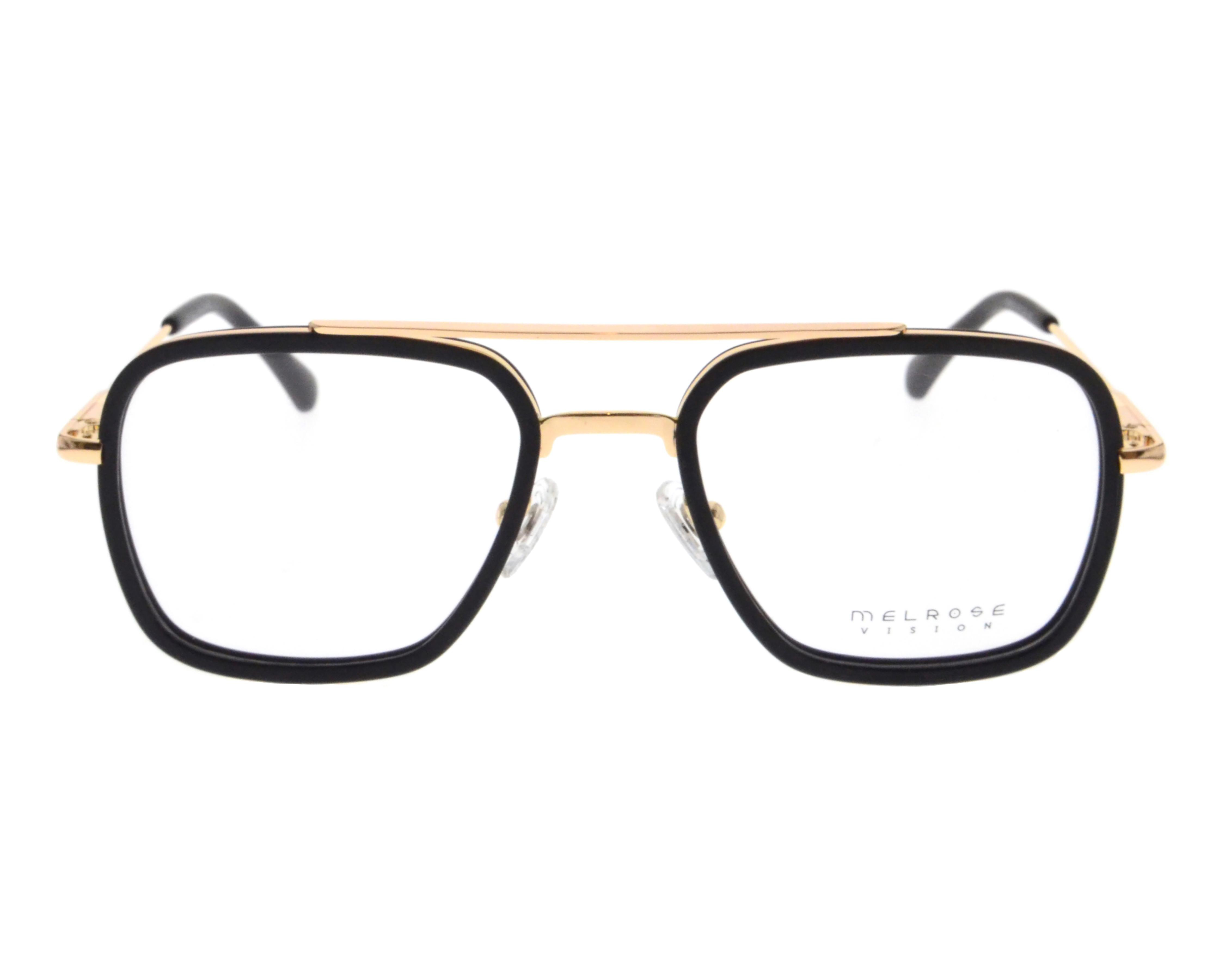 Foto 3 pulgar | Armazón Oftálmico para Hombre Melrose Aviador Negro