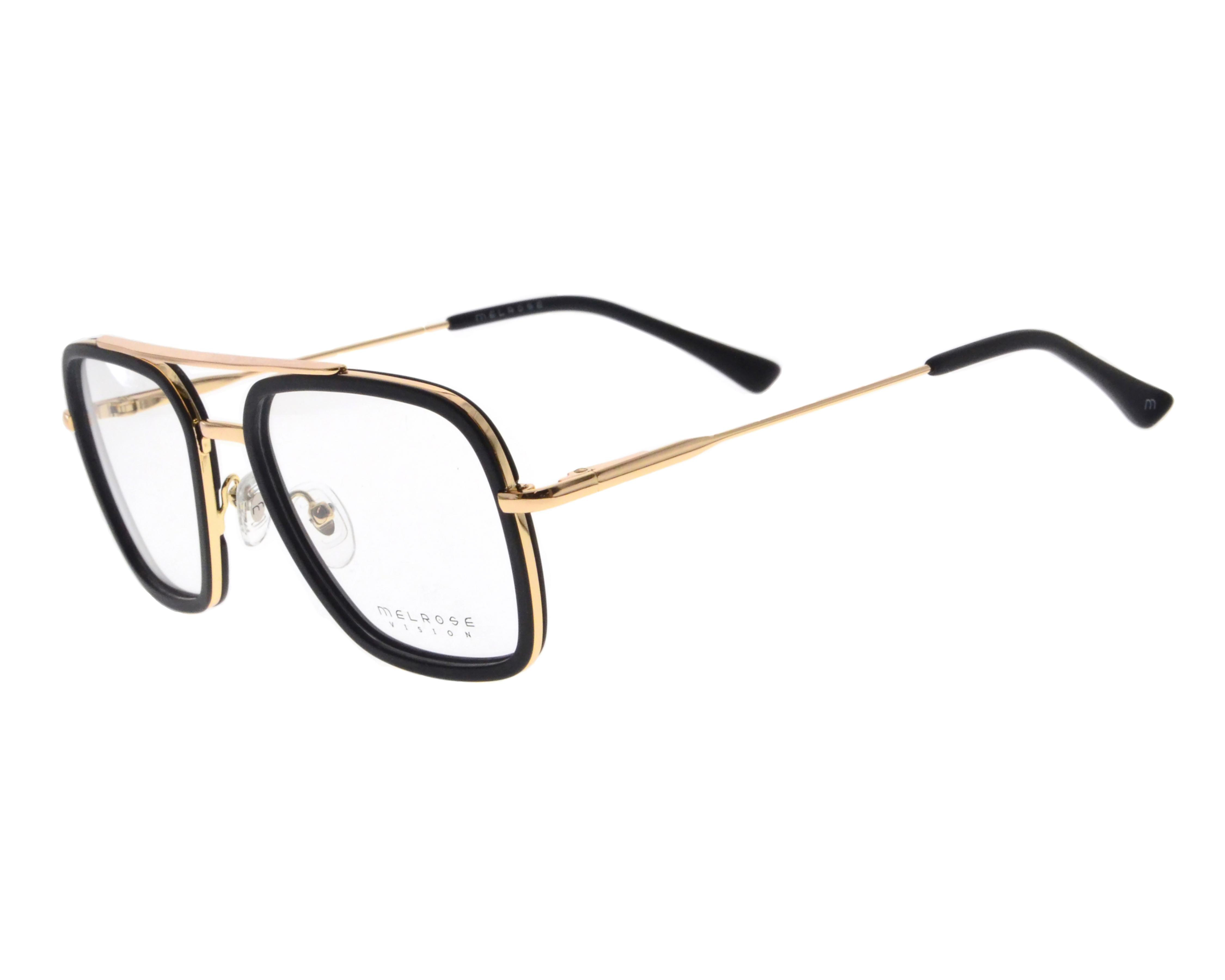 Foto 5 pulgar | Armazón Oftálmico para Hombre Melrose Aviador Negro