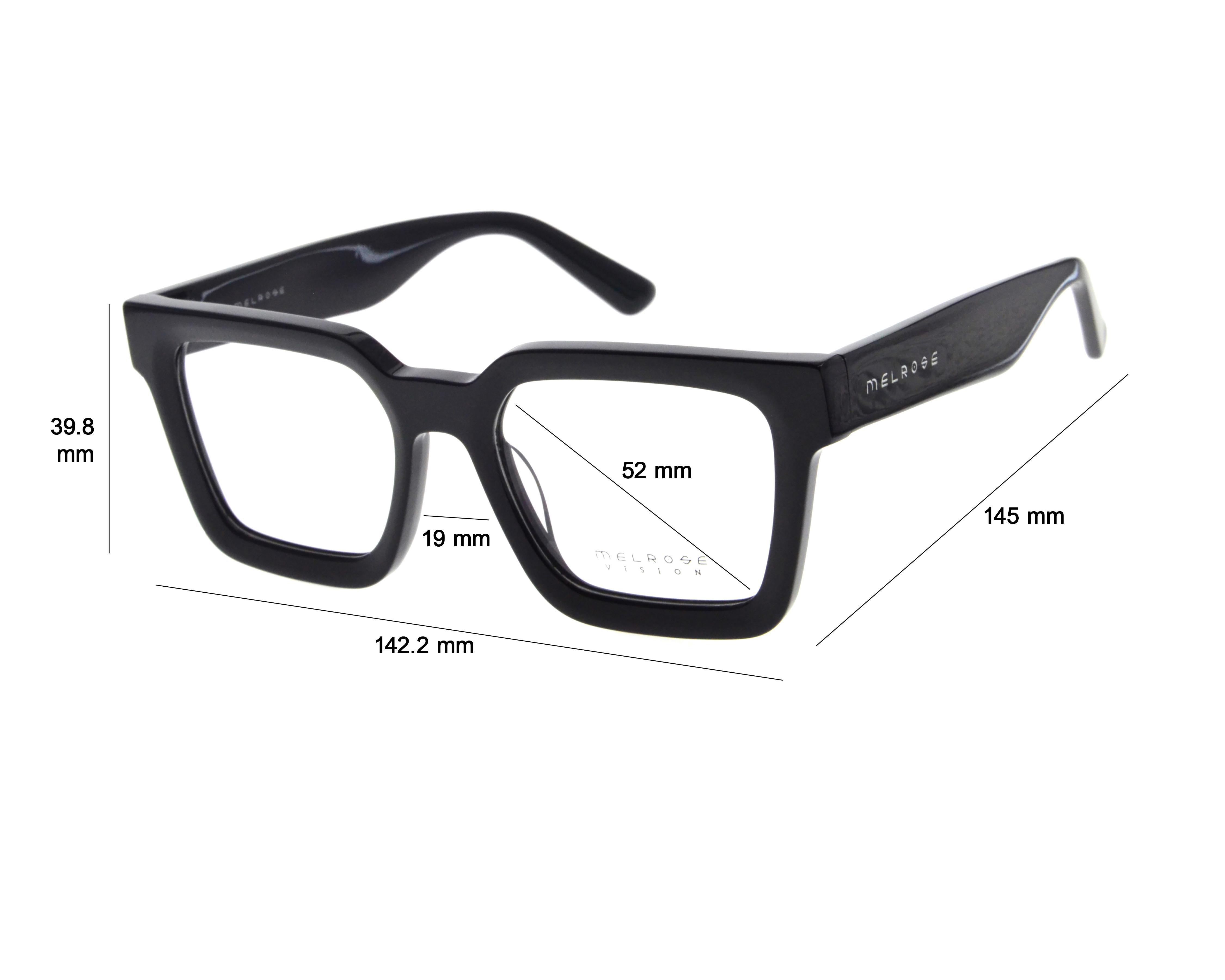 Foto 5 | Armazón Oftálmico para Hombre Melrose Cuadrado Negro