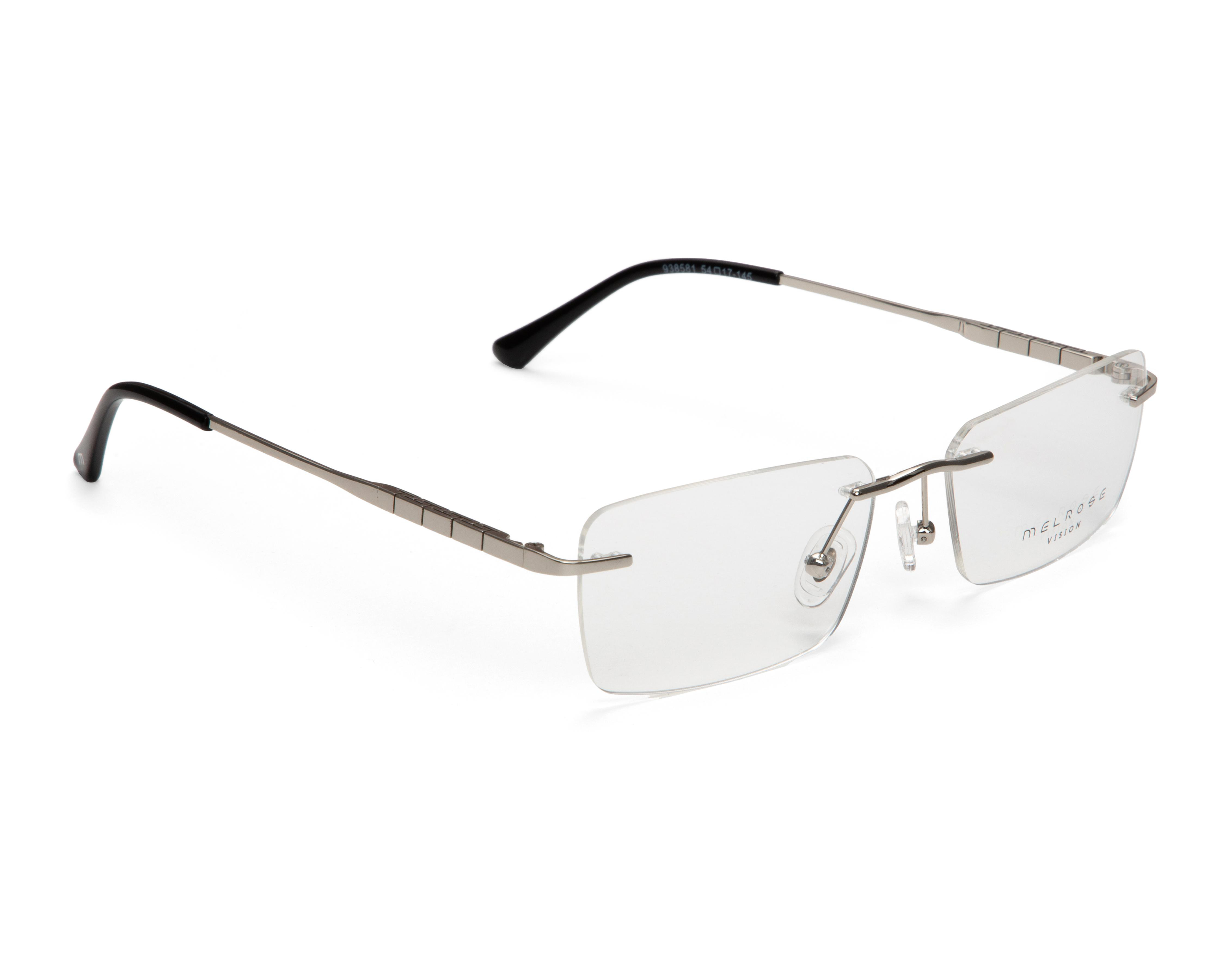 Foto 1 | Armazón Oftálmico Unisex Melrose Cuadrado Plateado