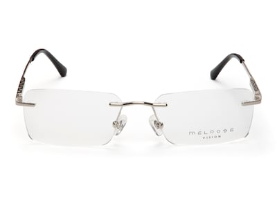 Foto 2 | Armazón Oftálmico Unisex Melrose Cuadrado Plateado