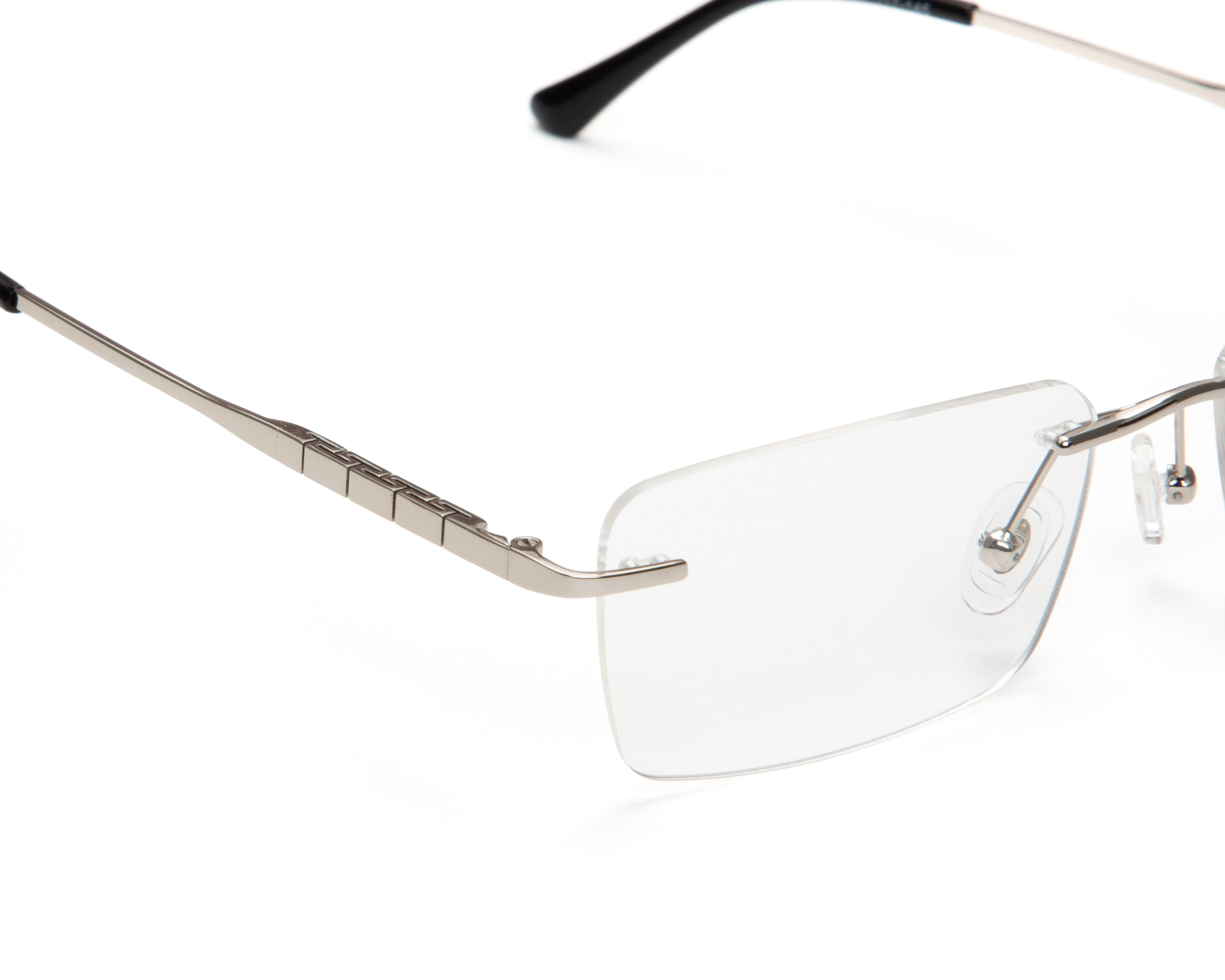 Foto 5 pulgar | Armazón Oftálmico Unisex Melrose Cuadrado Plateado