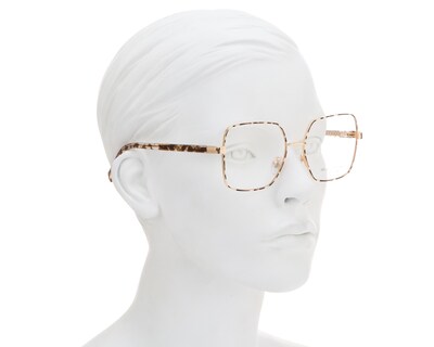 Foto 6 | Armazón Oftálmico para Mujer Melrose Cuadrado Dorado