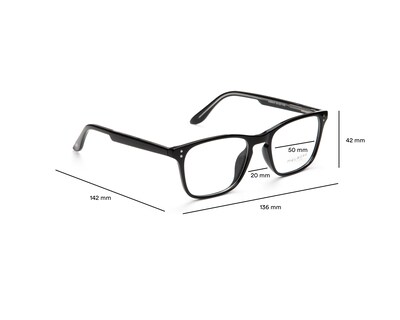 Foto 5 | Armazón Oftálmico para Hombre Melrose Wayfarer Negros