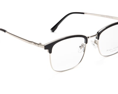 Foto 4 | Armazón Oftálmico para Hombre Melrose Cuadrado Plateado