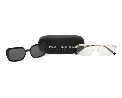 Foto 5 | Armazón Oftálmico para Mujer Melrose Cuadrados Dorados