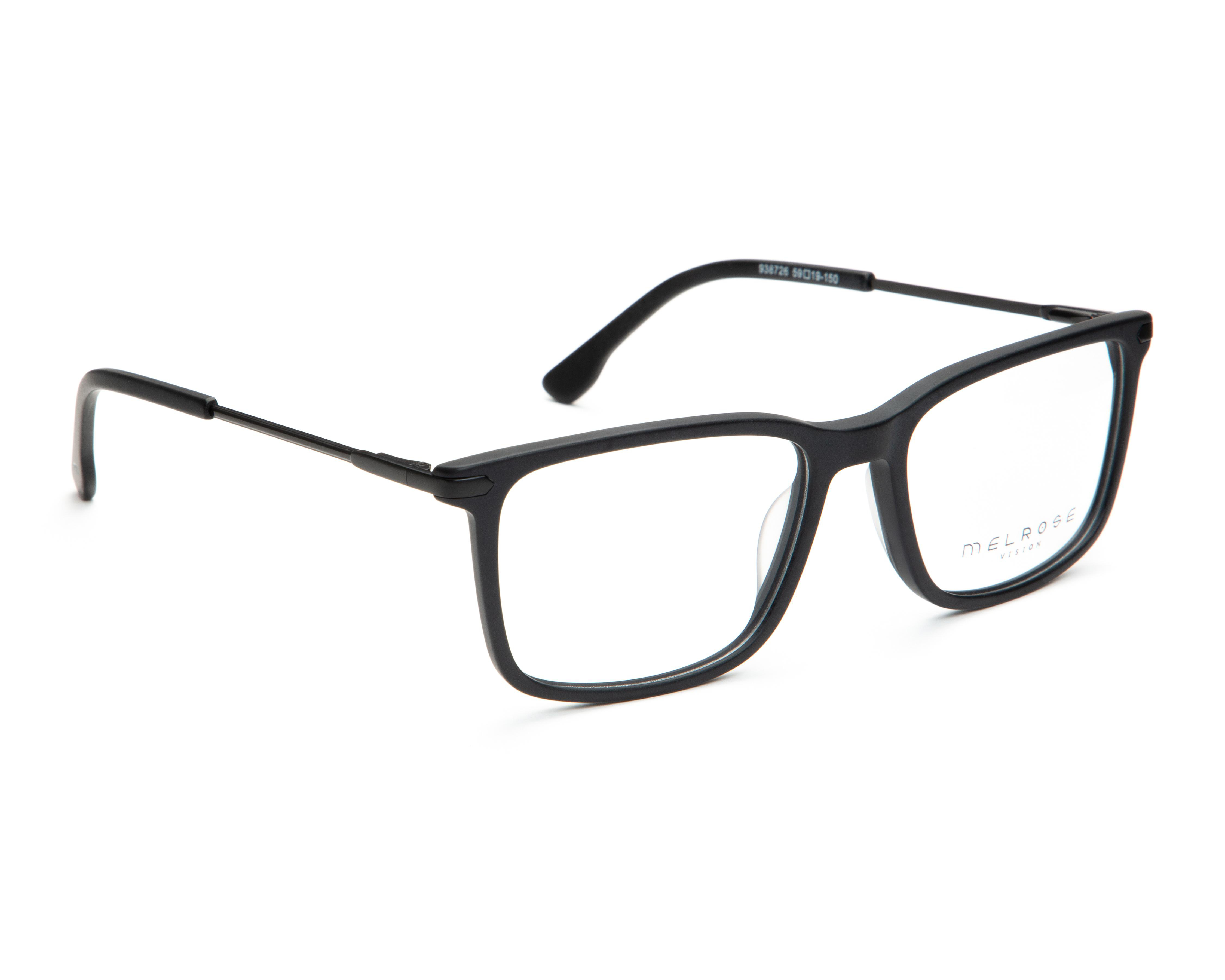 Foto 2 pulgar | Armazón Oftálmico para Mujer Cuadrados Melrose Negro Matte
