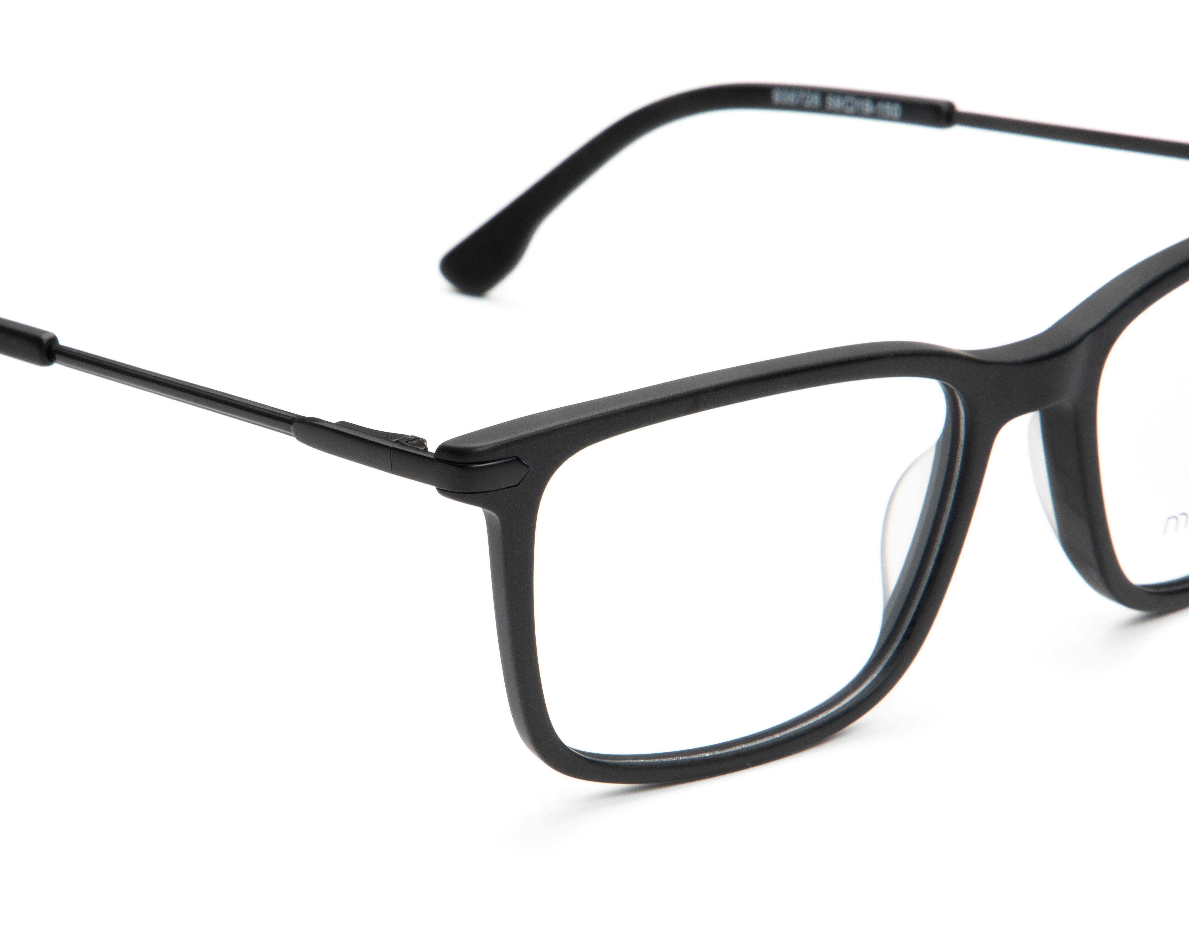 Foto 5 pulgar | Armazón Oftálmico para Mujer Cuadrados Melrose Negro Matte
