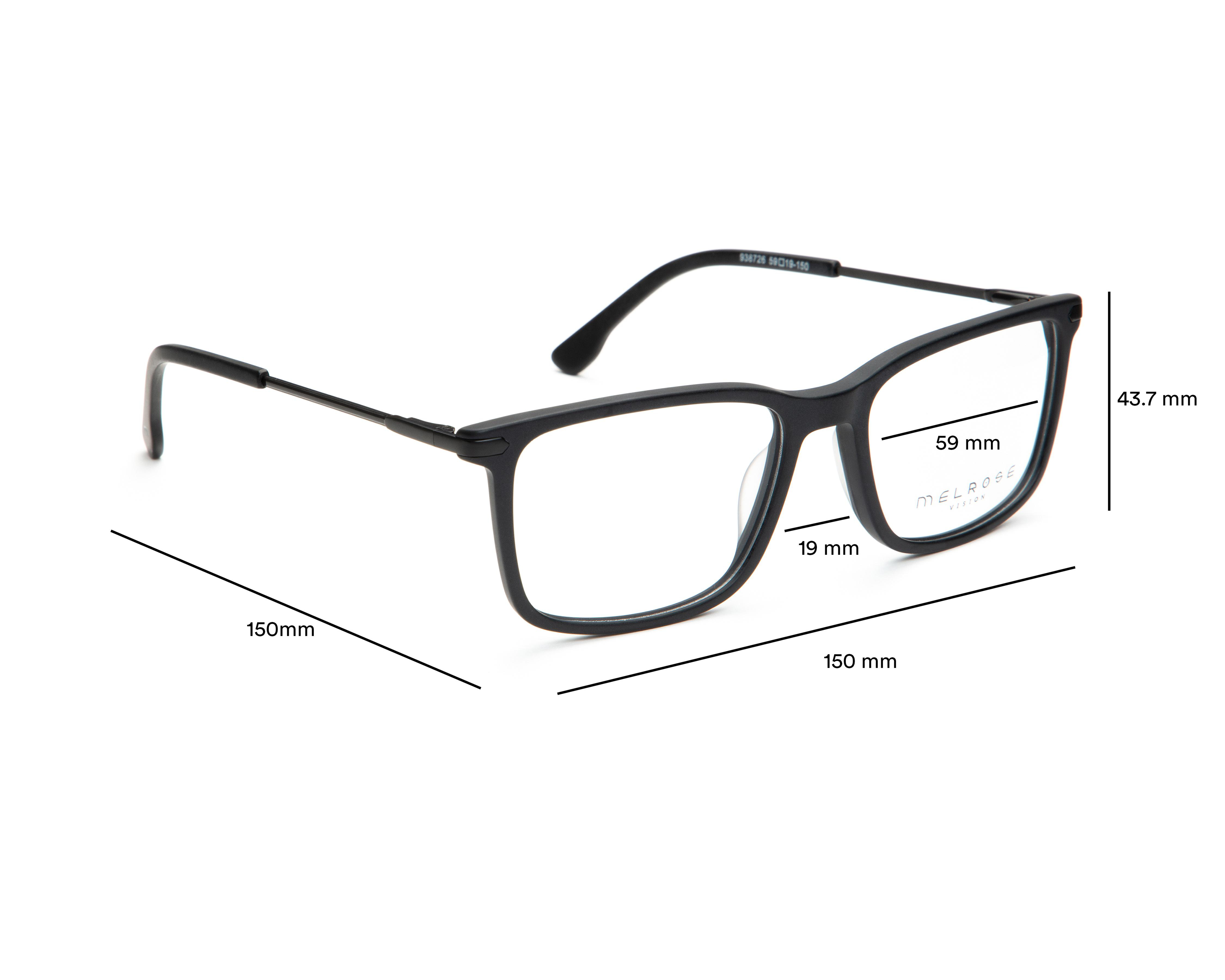 Foto 5 | Armazón Oftálmico para Mujer Cuadrados Melrose Negro Matte