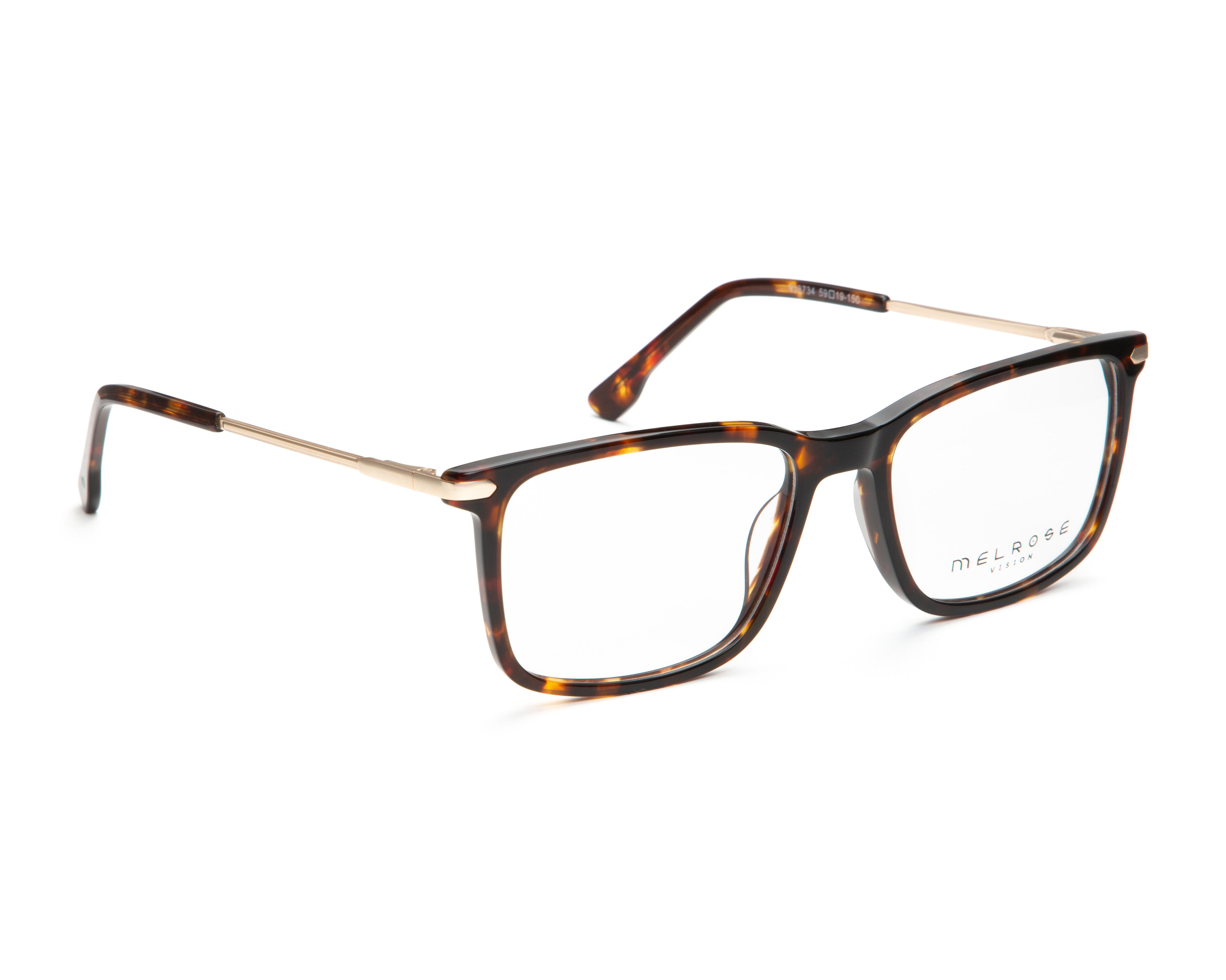 Foto 4 pulgar | Armazón Oftálmico para Mujer Melrose Cuadrado Havana Café