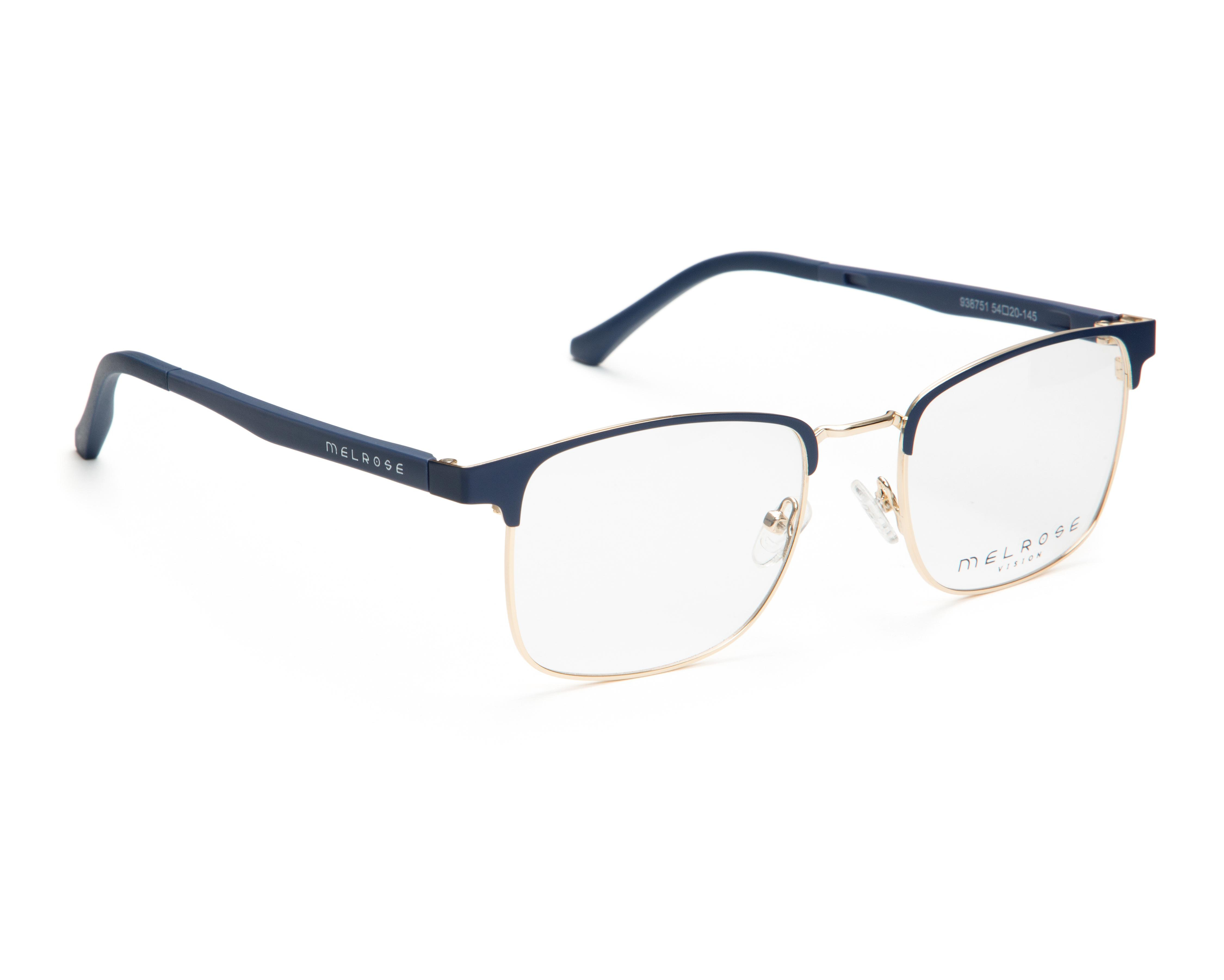 Foto 1 | Armazón Oftálmico Unisex Melrose Cuadrados Azul Marino