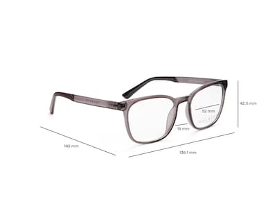 Foto 5 | Armazón Oftálmico para Mujer Cuadrados Melrose Gris