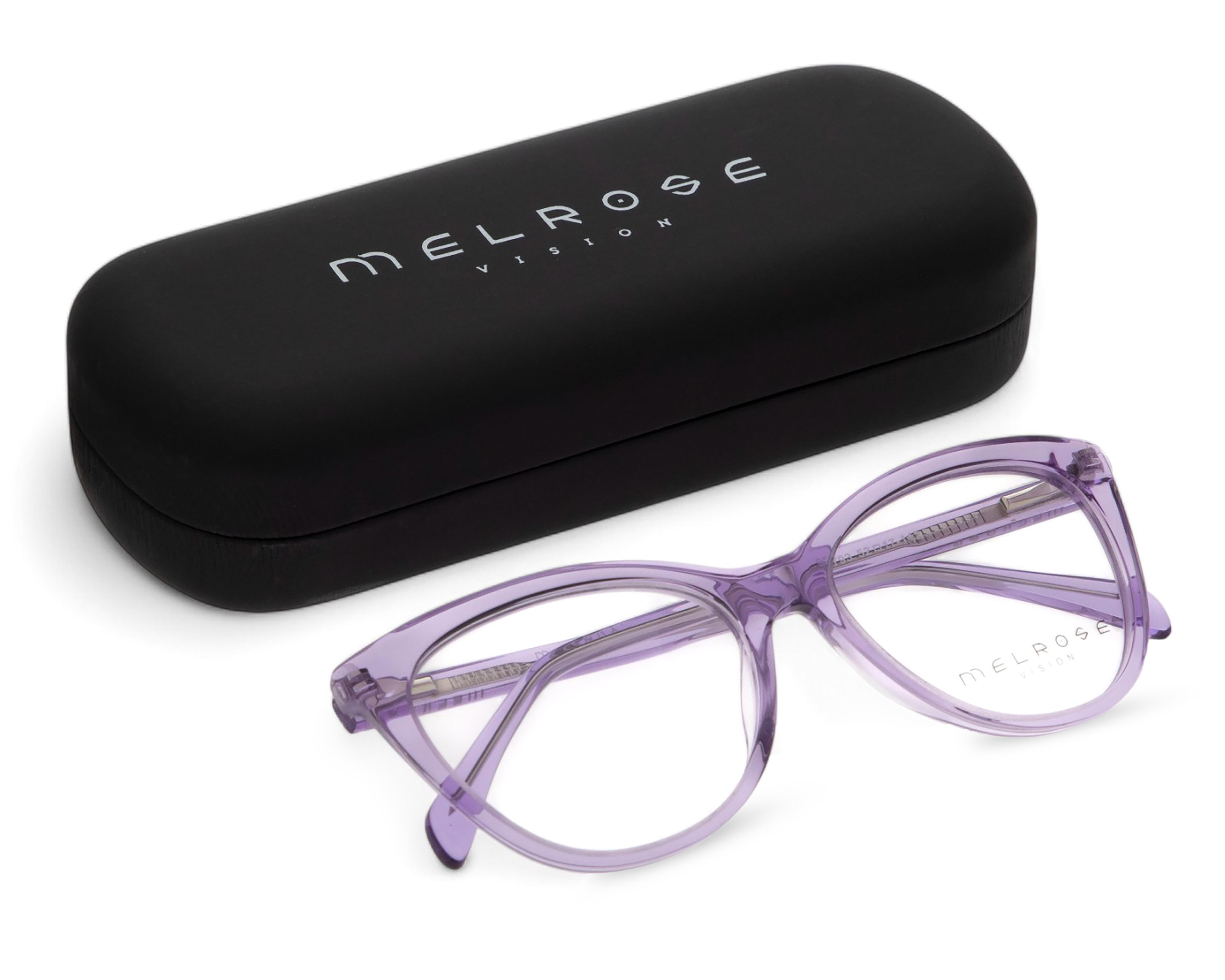 Foto 8 pulgar | Armazón Oftálmico para Mujer Melrose Cat Eye Morado