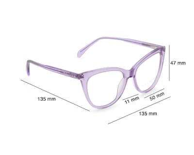 Foto 8 | Armazón Oftálmico para Mujer Melrose Cat Eye Morado